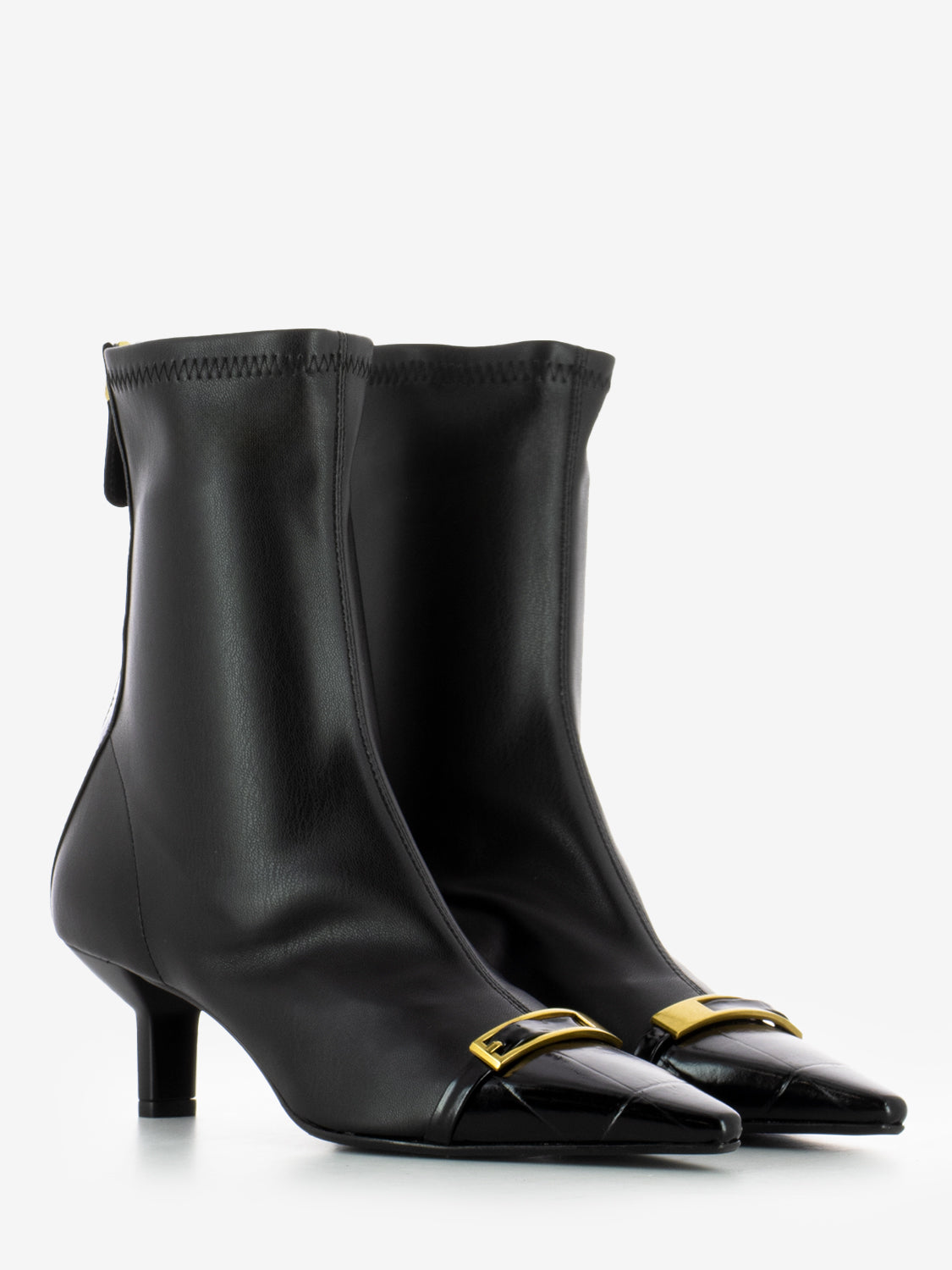 Tronchetto con fibbia nero