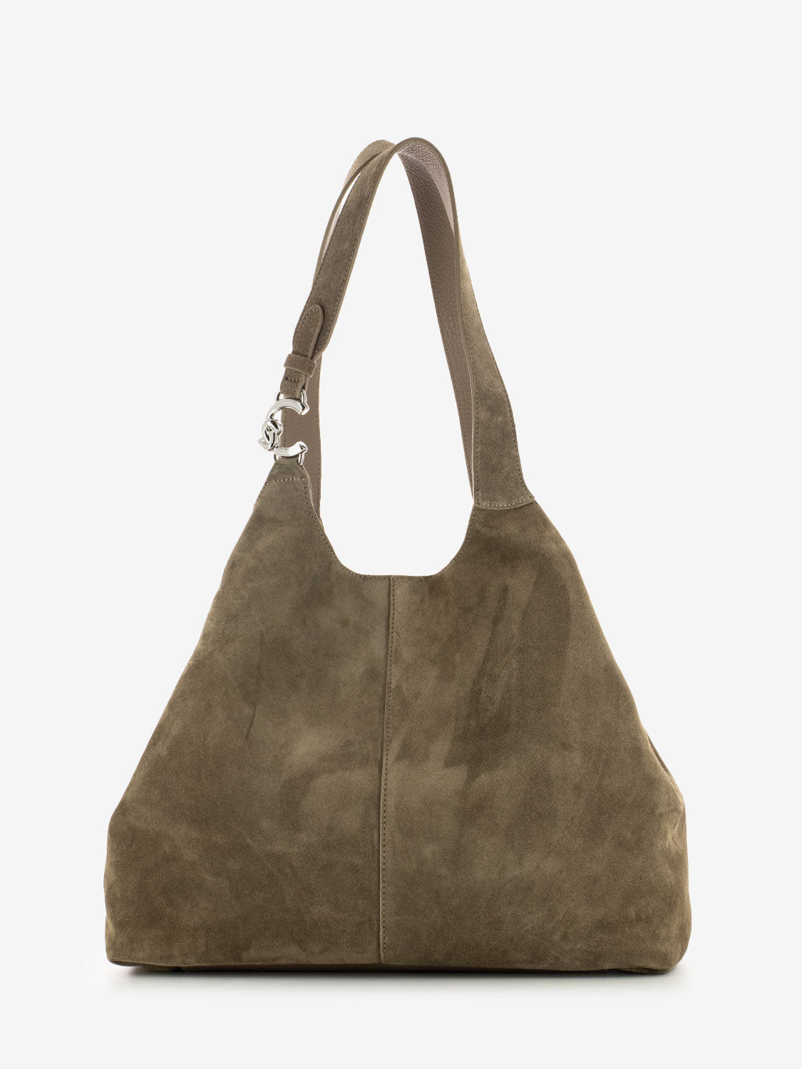 C-Easy Suede Borsa hobo warm taupe