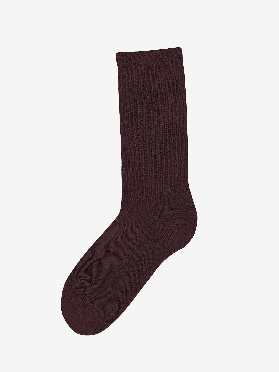 Organic Active Sock oxblood red