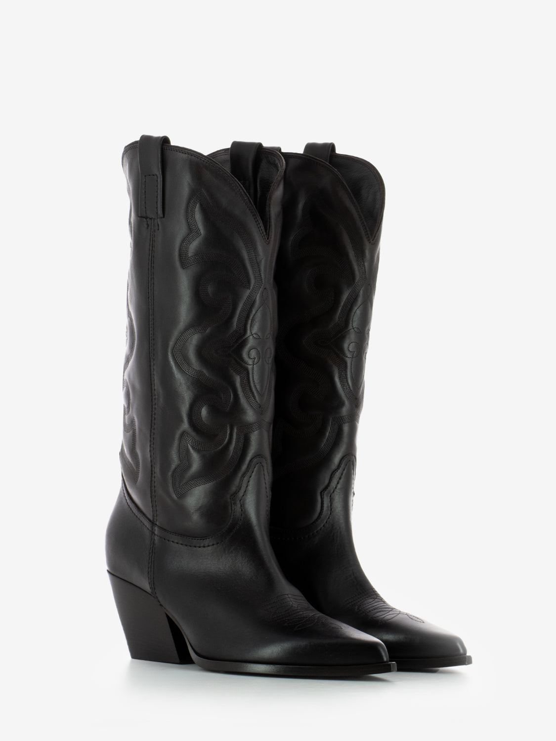 Stivali texani Blues Velour fondente