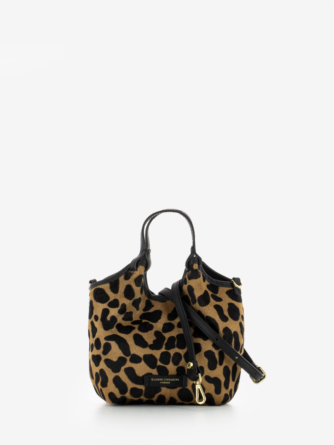 Borsa Dua in cavallino leo / nera