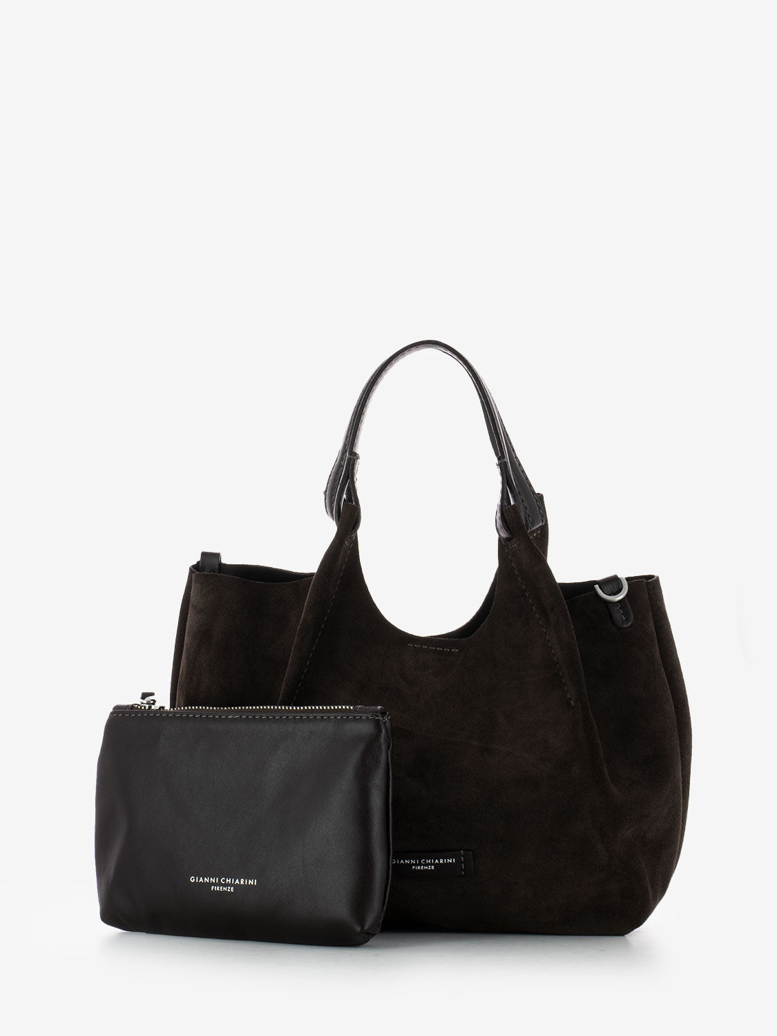 Borsa Dua in pelle moka