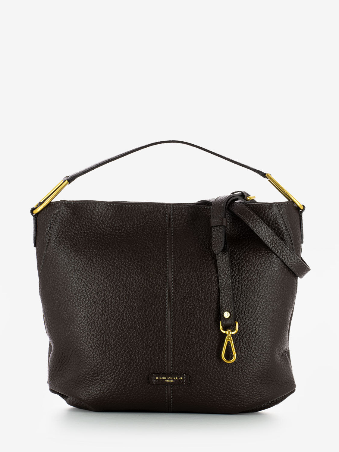 Borsa Natasha in pelle espresso