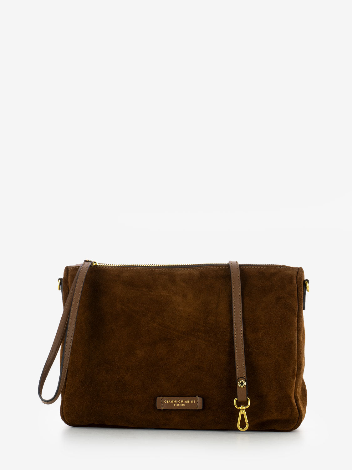 Borsa Nora in suede cognac