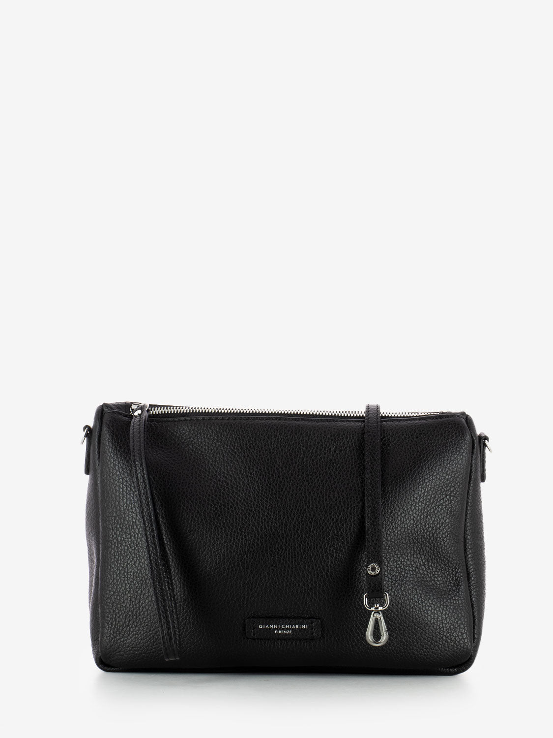 Borsa Nora Pouch in pelle nera