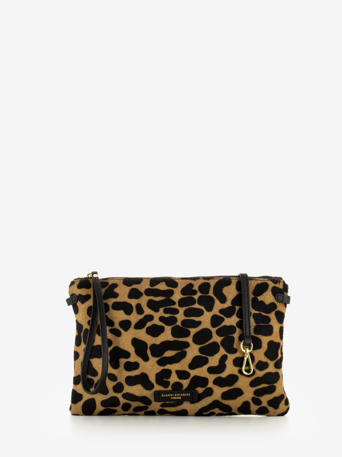 Pochette Hermy in cavallino leopardato
