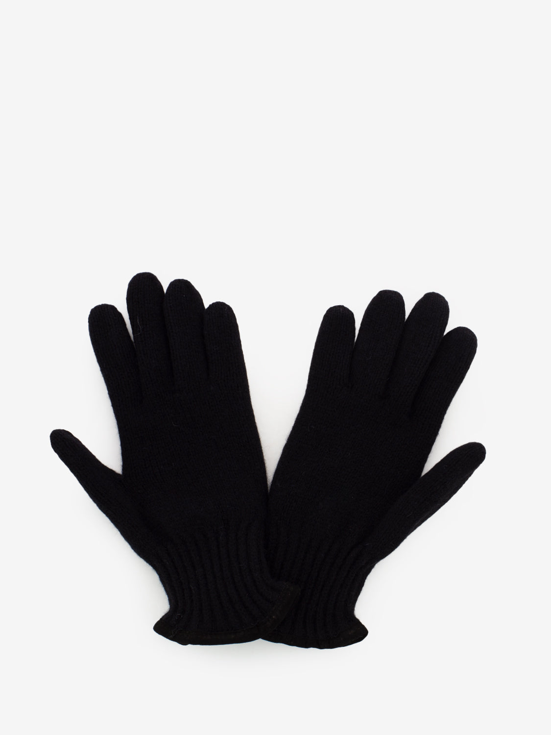 Guanti in lana Falkland nero