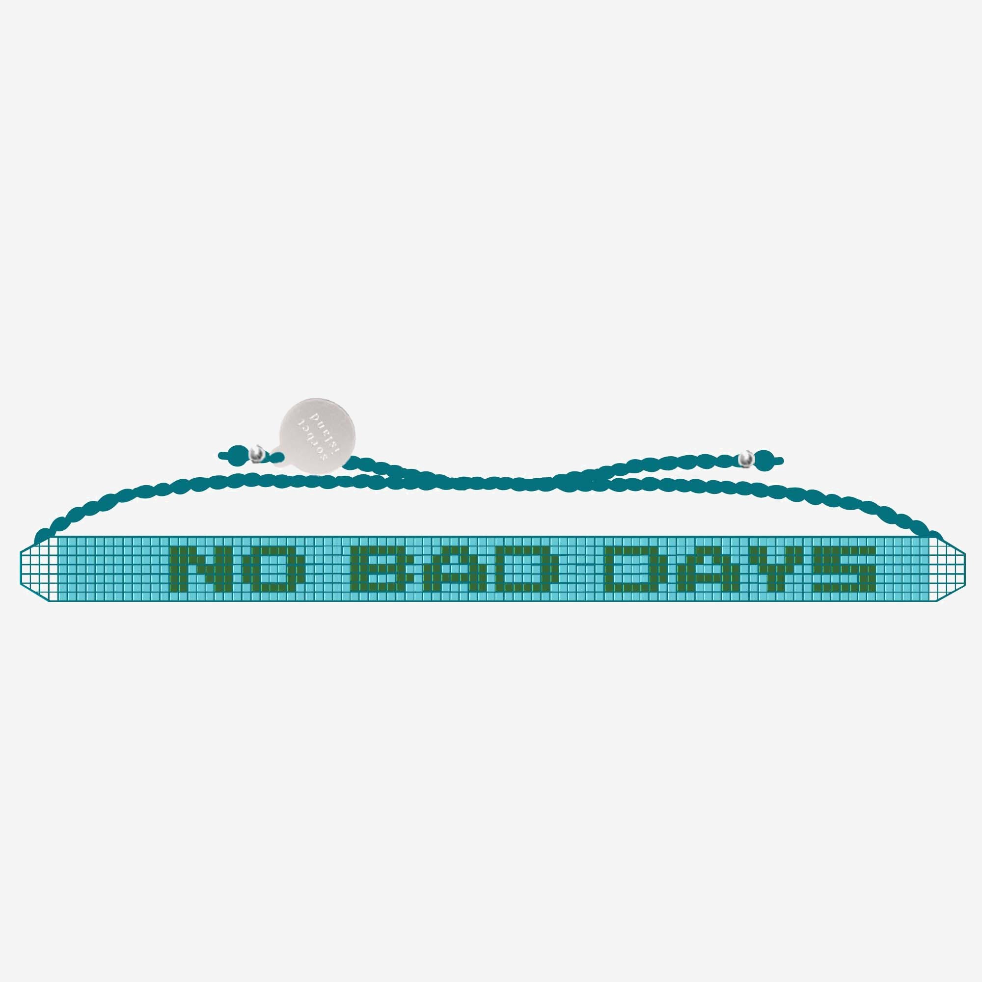 BRACCIALE DI PERLINE IN VETRO