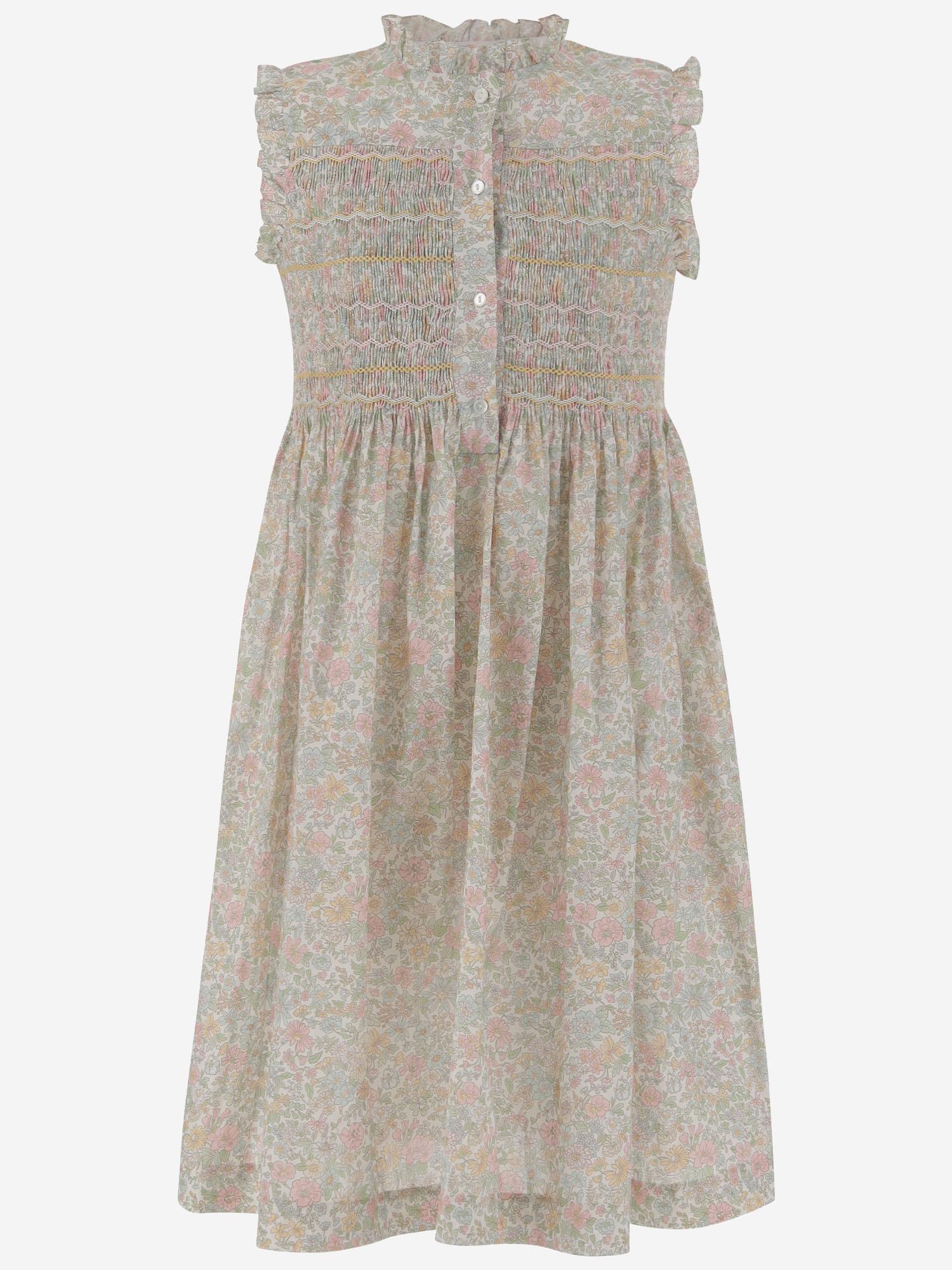 ABITO IN COTONE CON MOTIVO FLOREALE