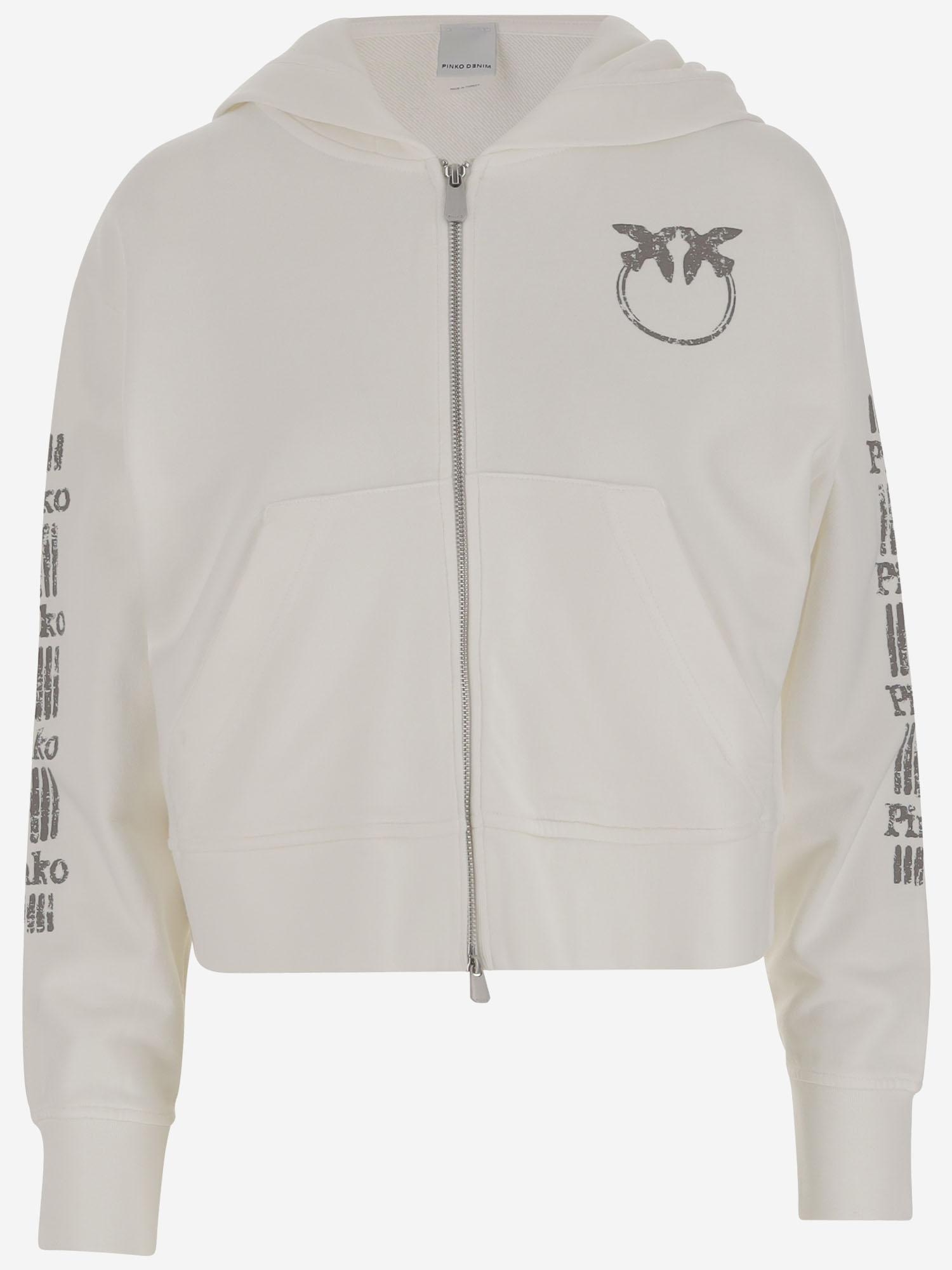 FELPA IN COTONE CON LOGO