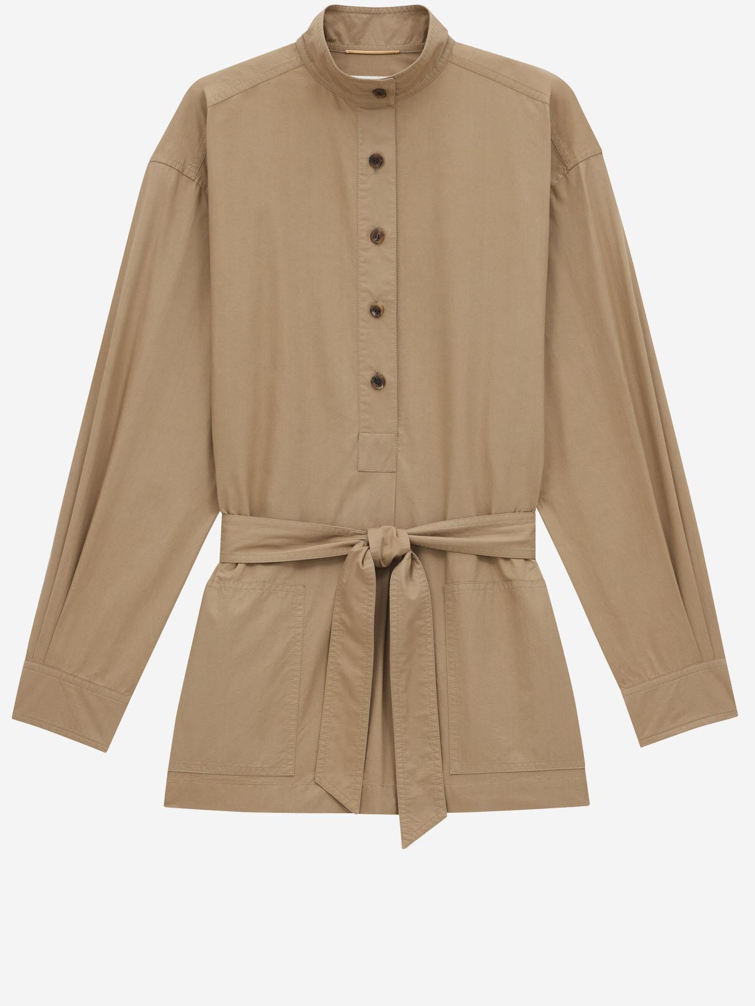 CAMICIA A TUNICA CON CINTURA