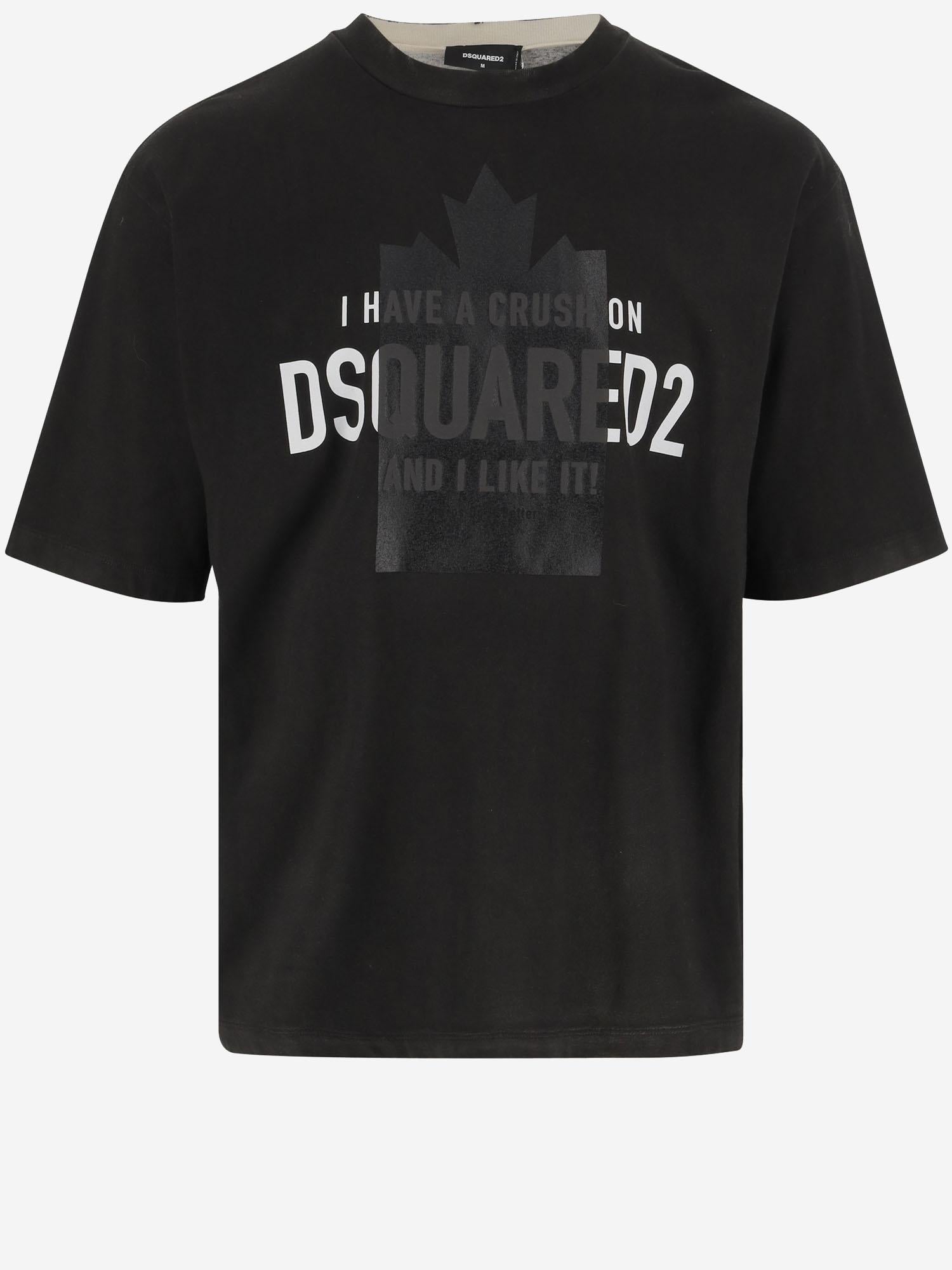 T-SHIRT IN COTONE CON STAMPA LOGO