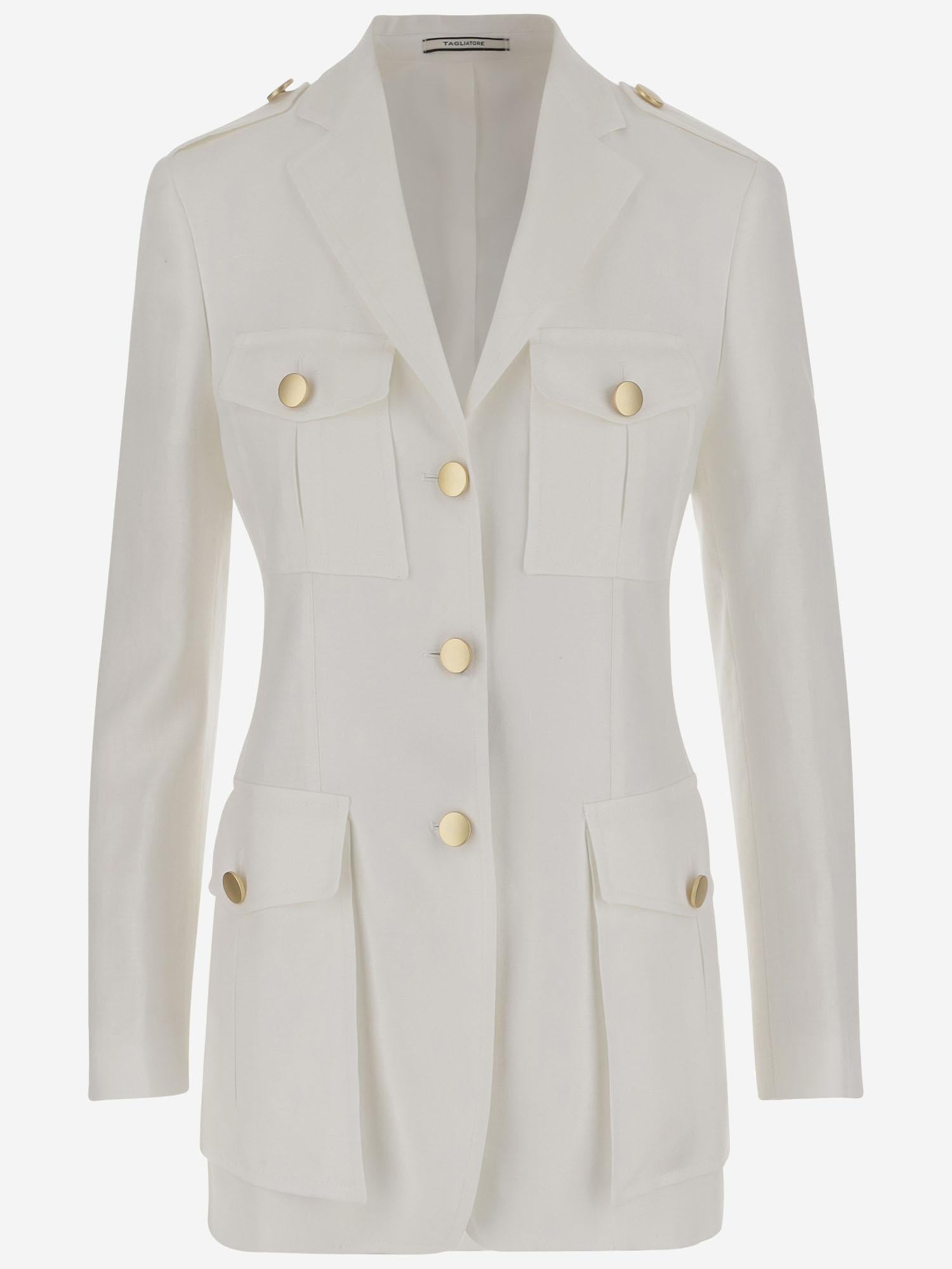 GIACCA MONOPETTO IN LINO