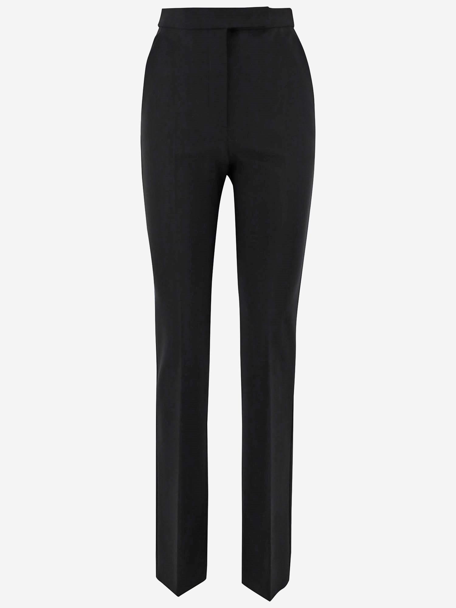 PANTALONI IN MISTO VISCOSA STRETCH