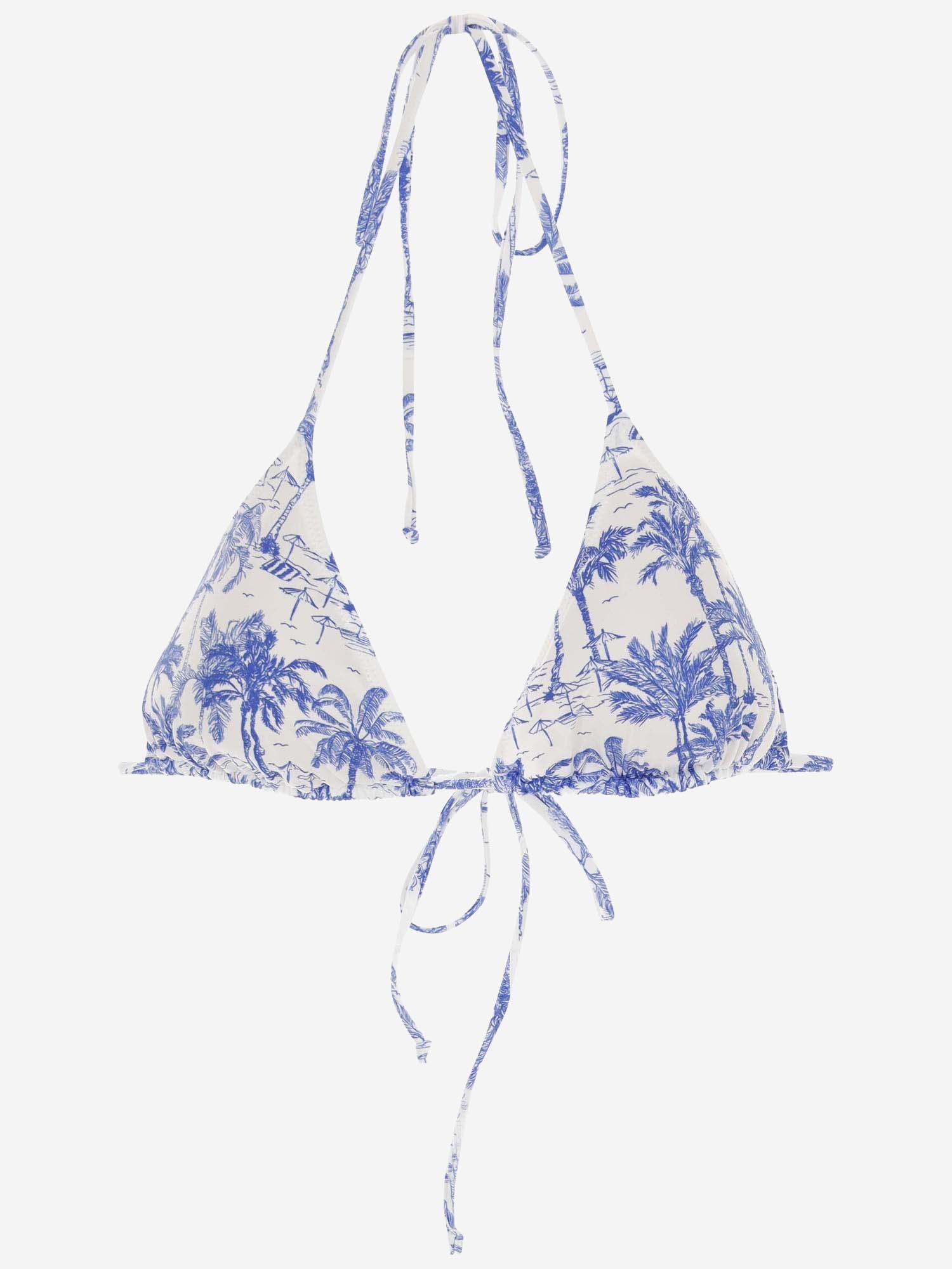 TOP BIKINI CON MOTIVO STAMPA GRAFICA