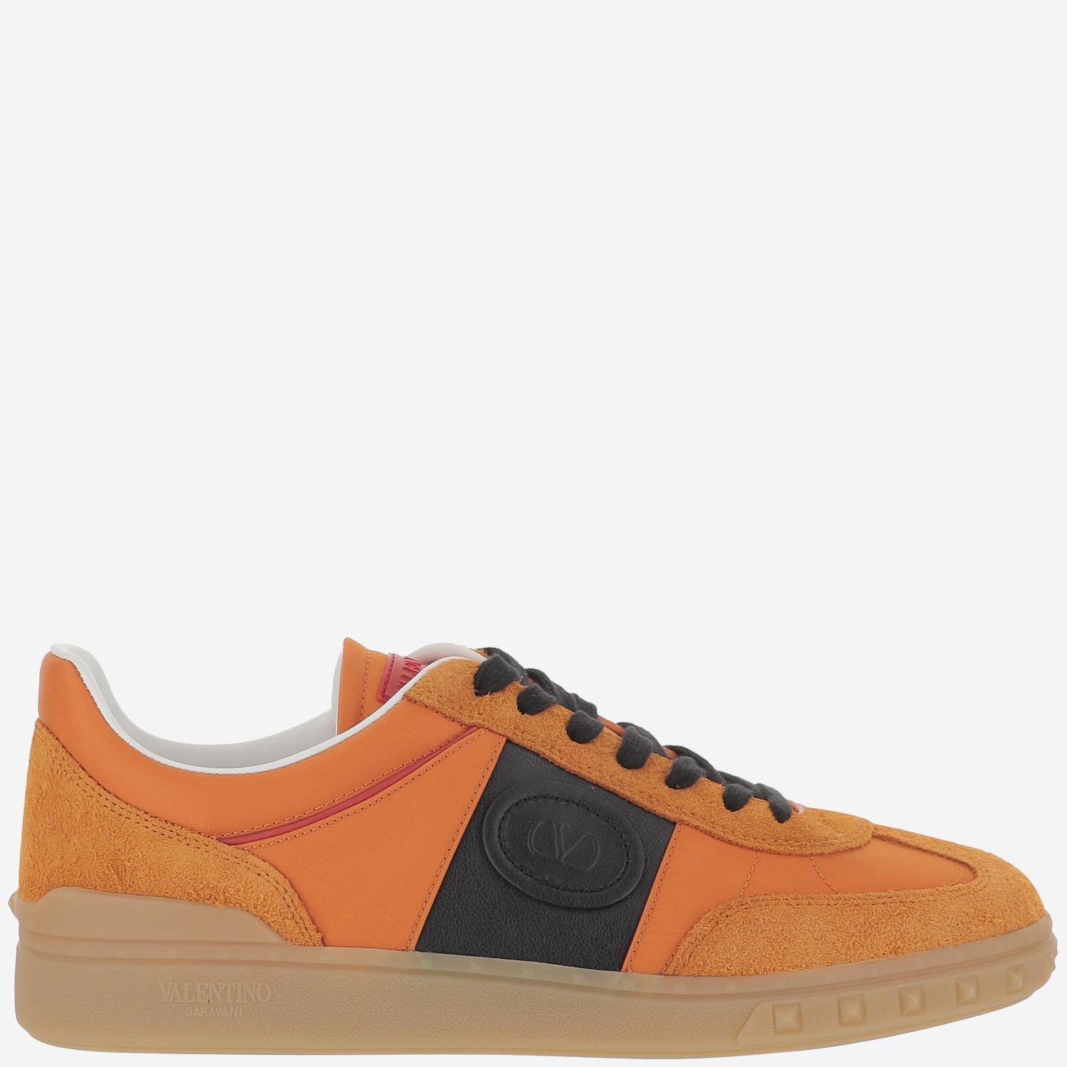 SNEAKER LOW TOP UPVILLAGE IN PELLE E NYLON