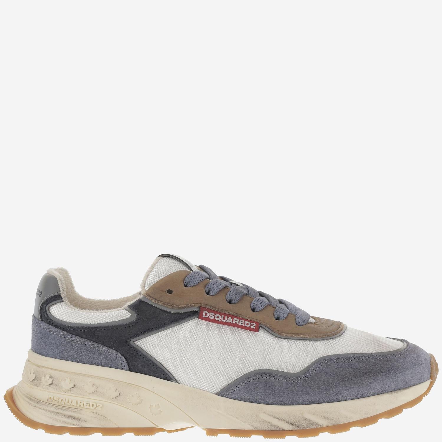 SNEAKERS SPRINTER IN MESH E PELLE CON LOGO