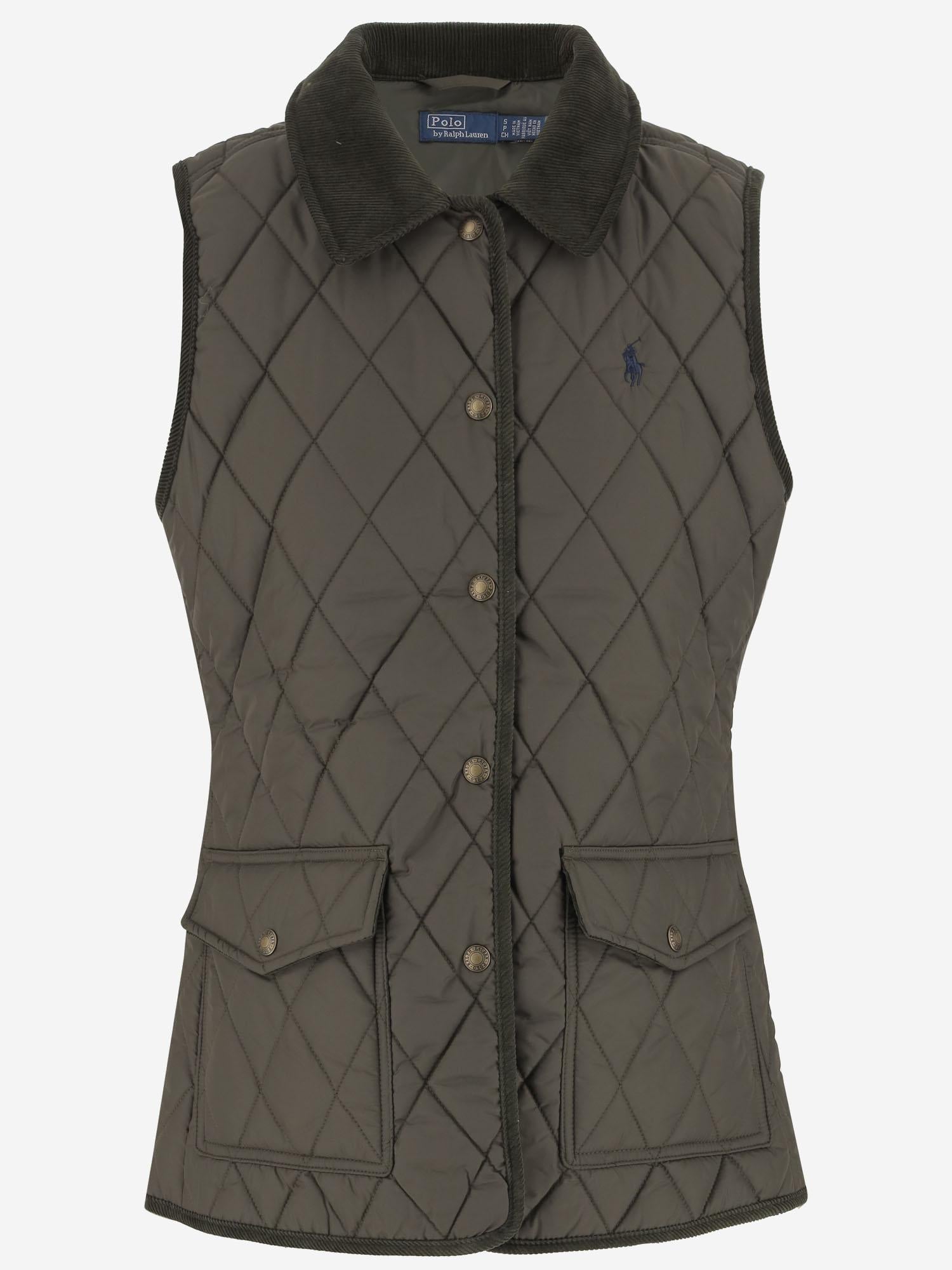 GILET IN NYLON CON LOGO