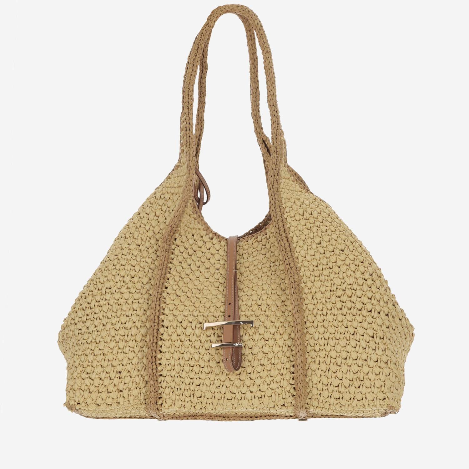 Borsa Shopping T Timeless in rafia