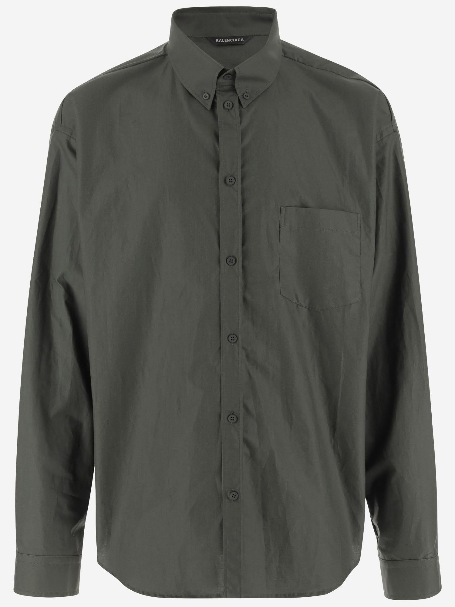 CAMICIA IN COTONE CON LOGO