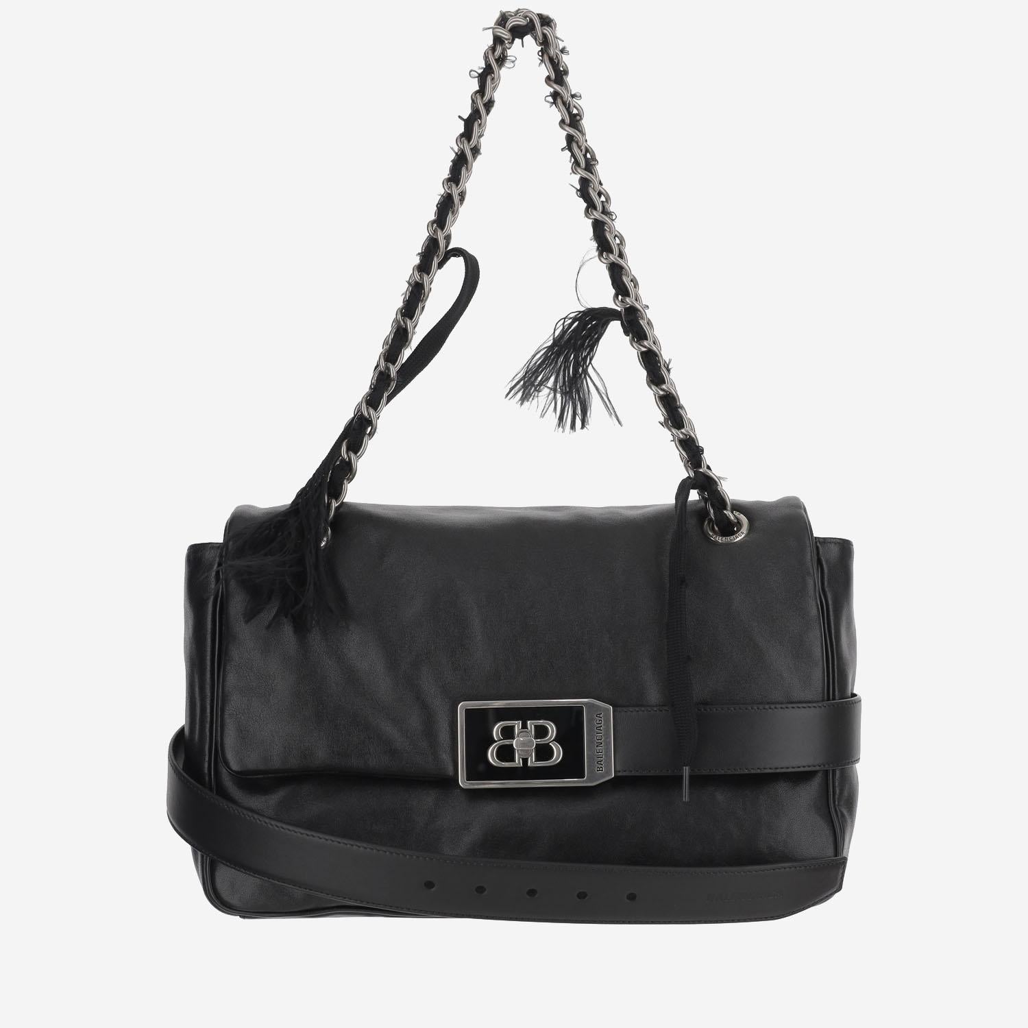 BORSA A SPALLA MODU IN PELLE