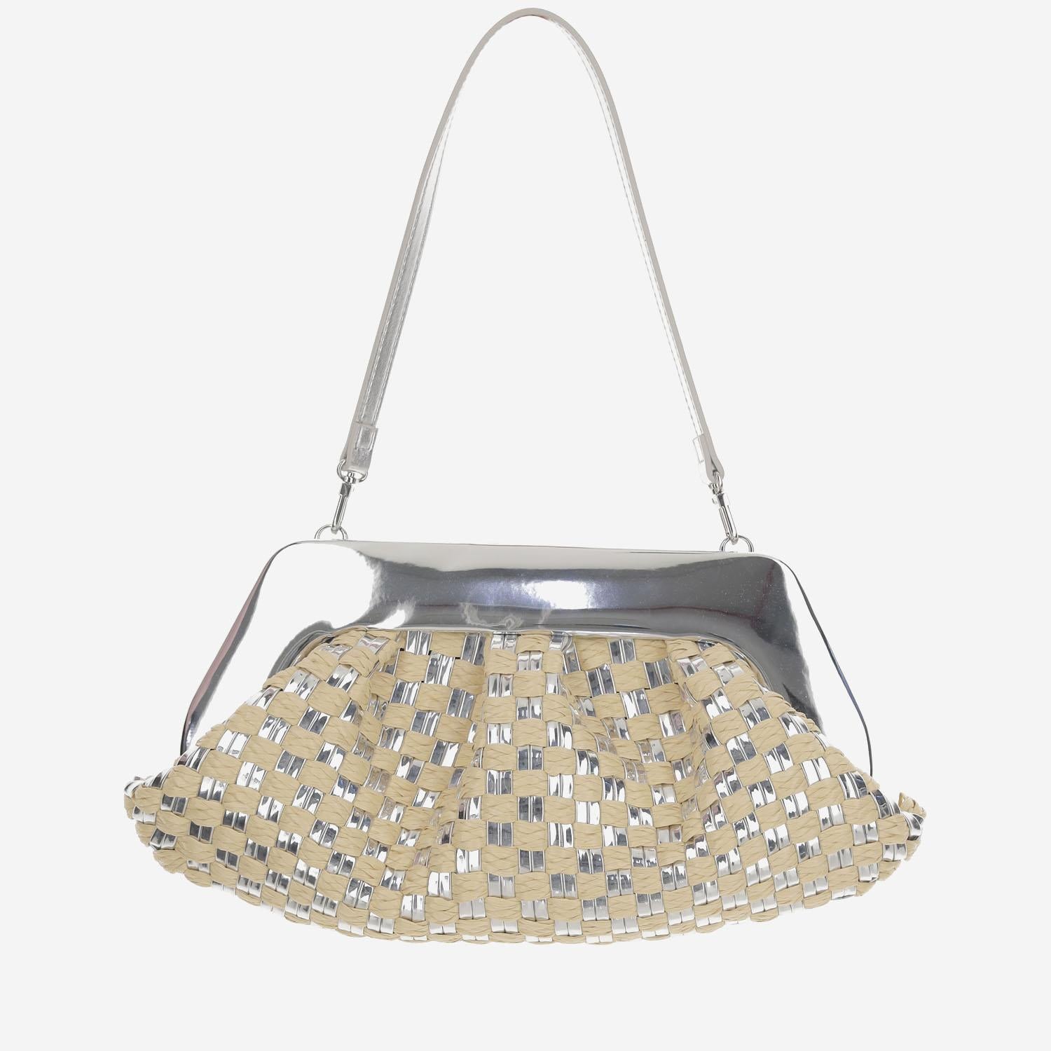 BORSA GEO CON MOTIVO INTRECCIATA