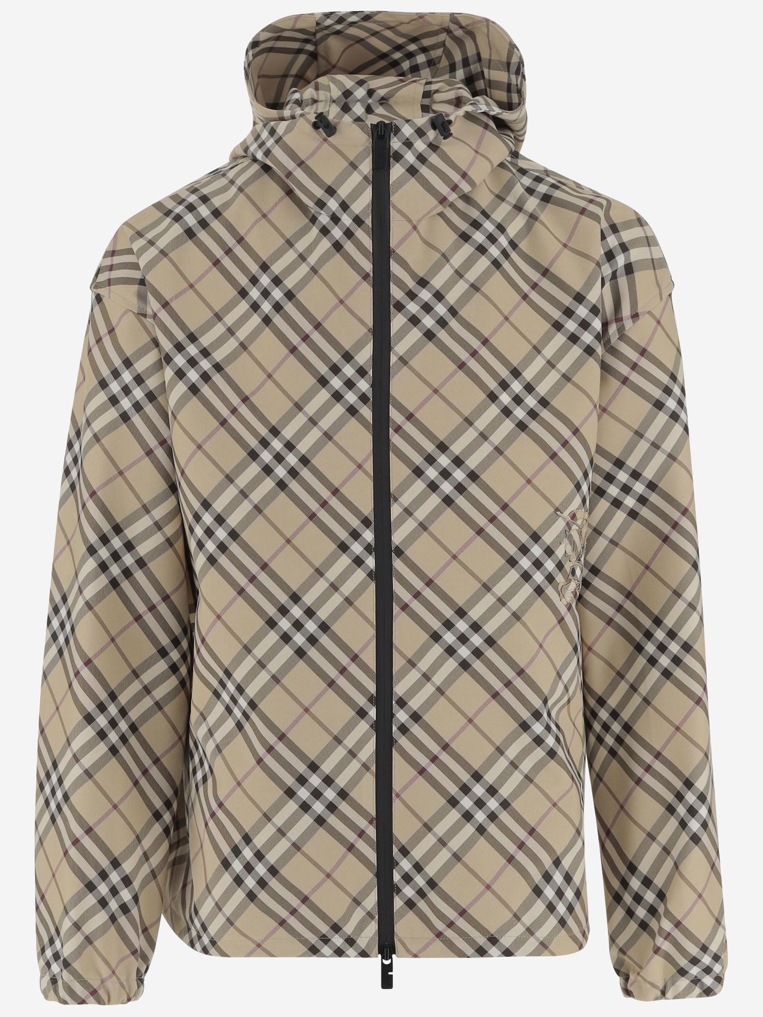 GIACCA IN TWILL CHECK