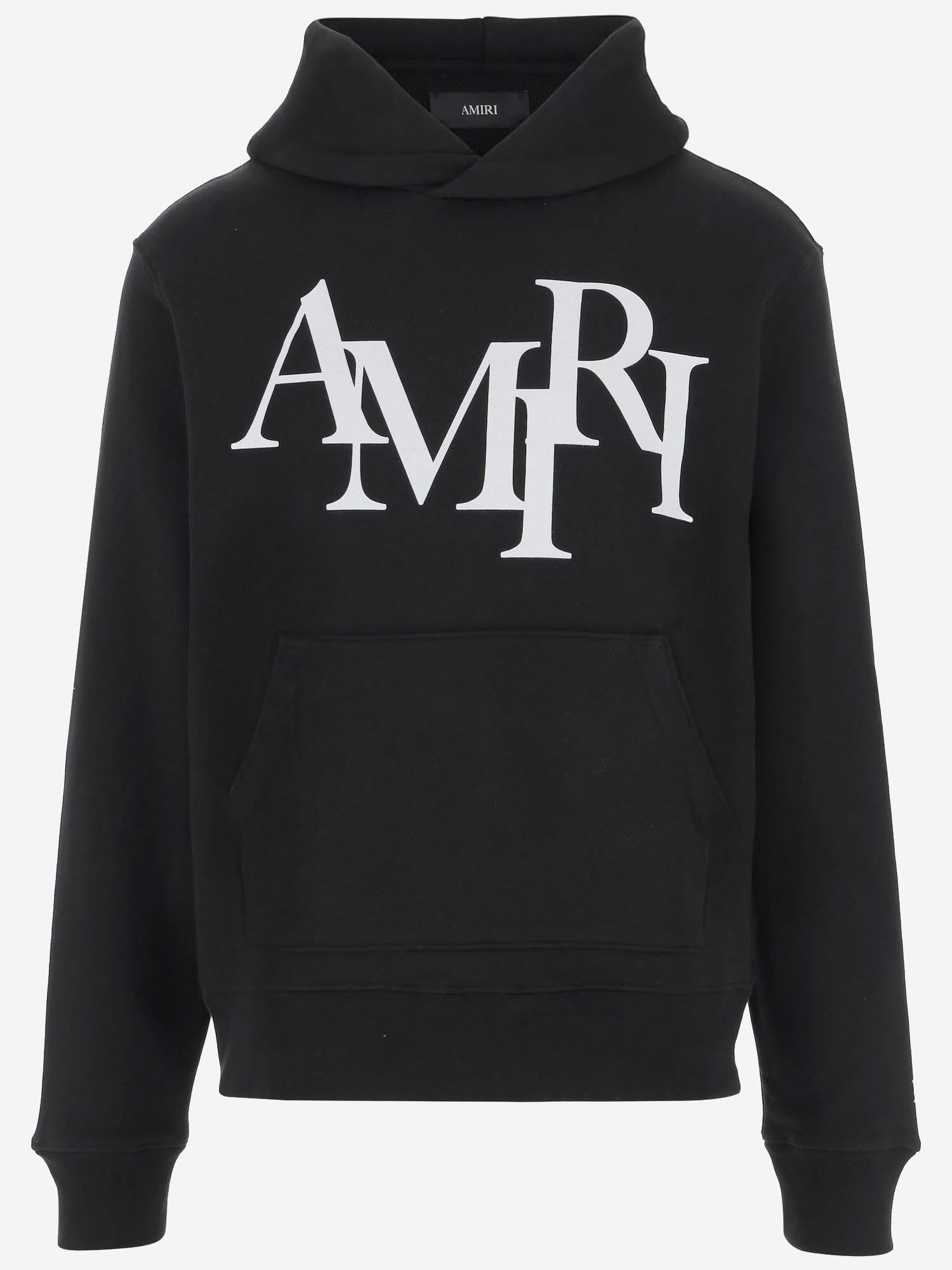 FELPA IN COTONE CON LOGO SFALSATO