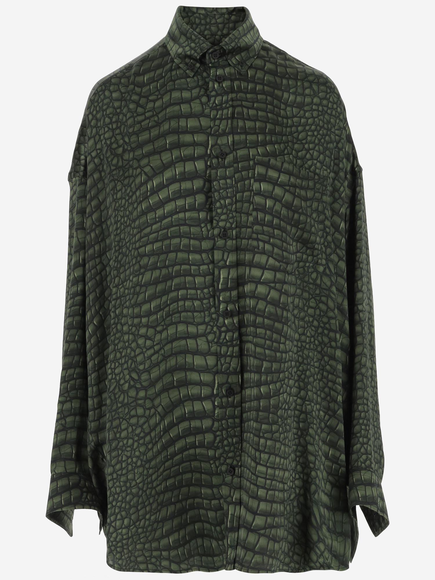 CAMICIA COCOON IN SETA