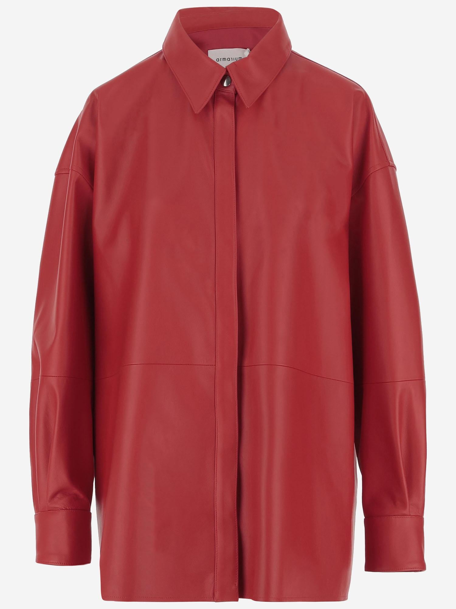 CAMICIA LEO IN PELLE