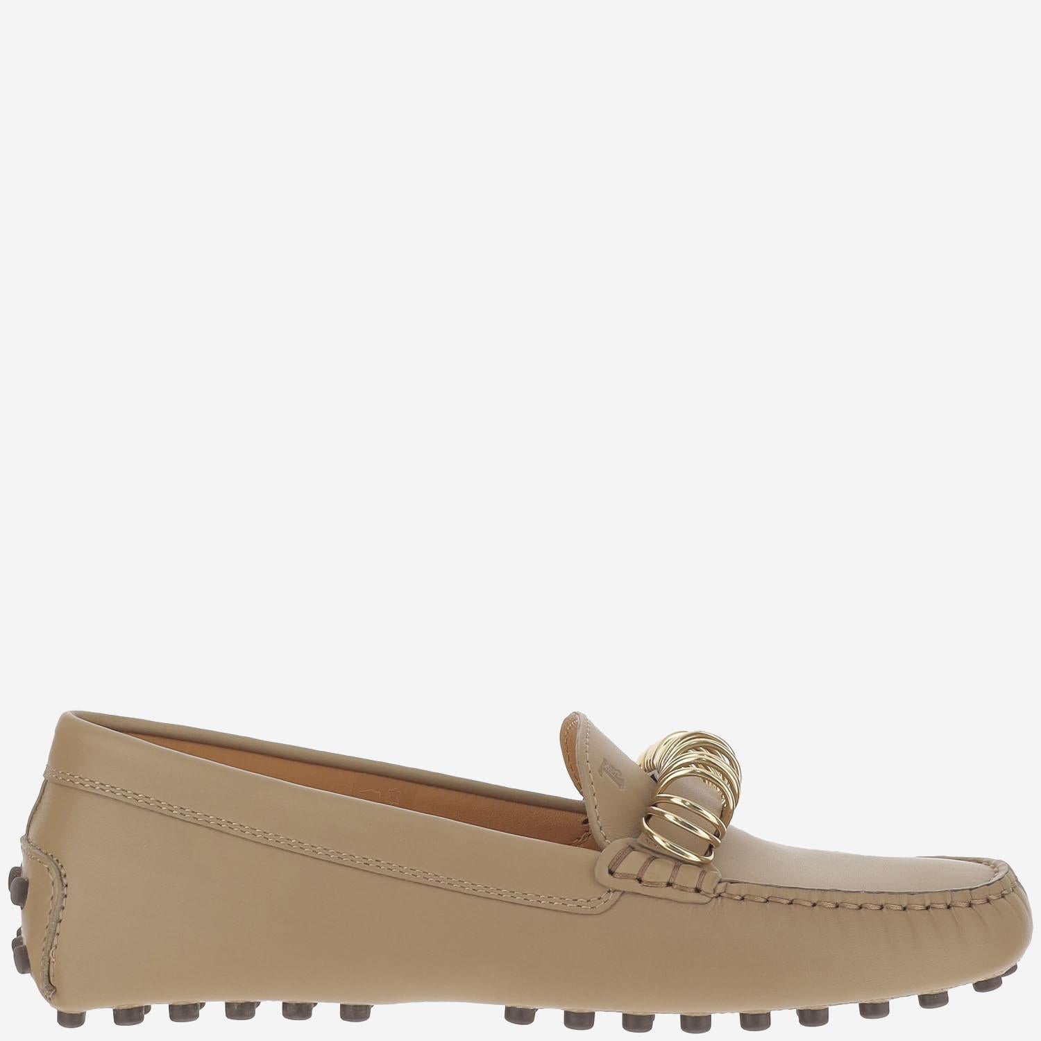 MOCASSINO IN NAPPA CON ANELLI