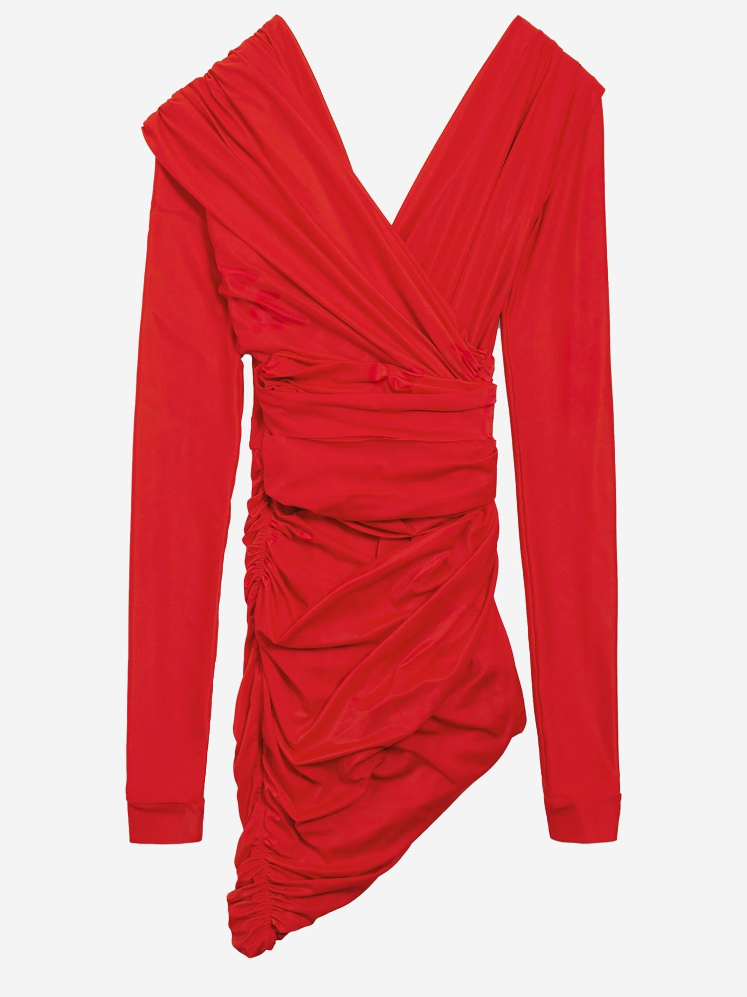 ABITO DRAPPEGGIATO IN JERSEY STRETCH