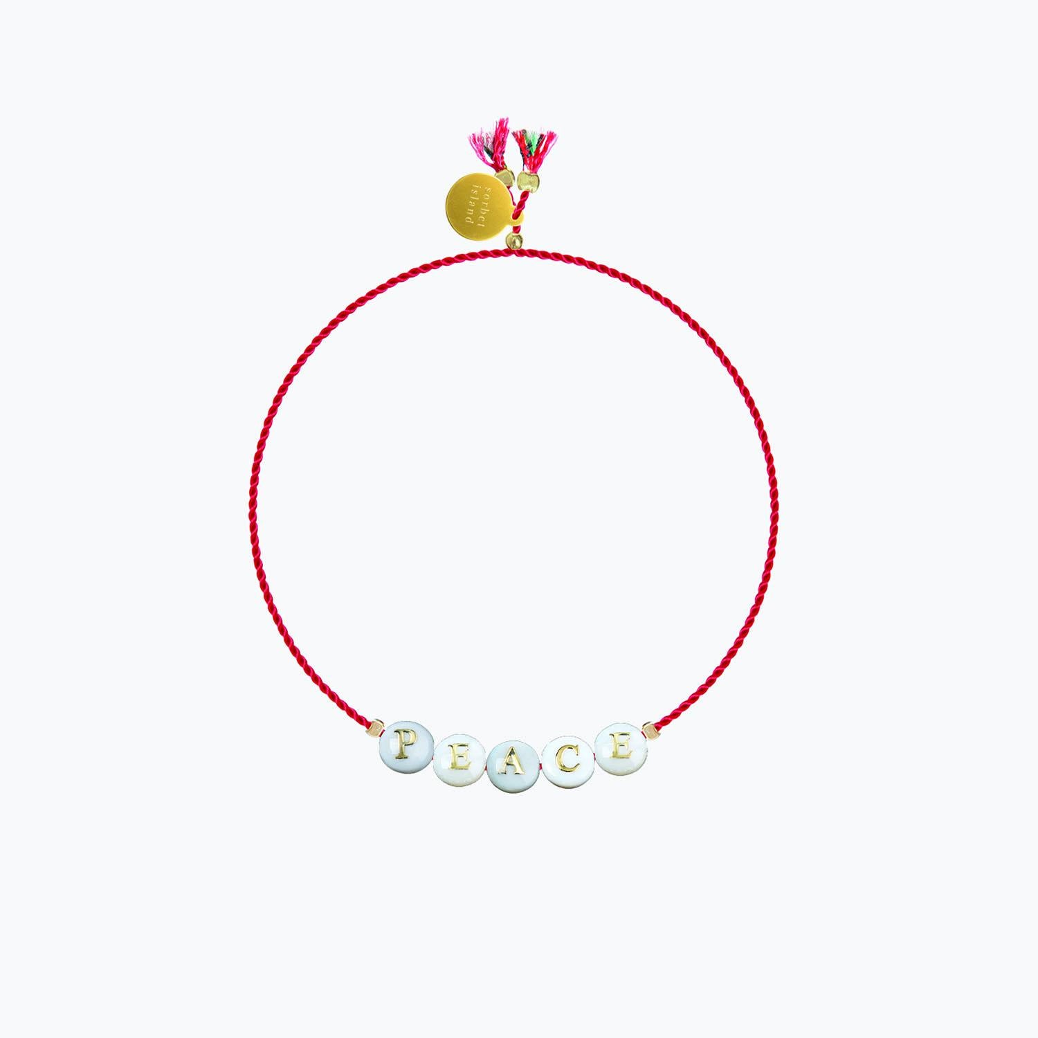 BRACCIALE SHELL CON PERLE IN VETRO