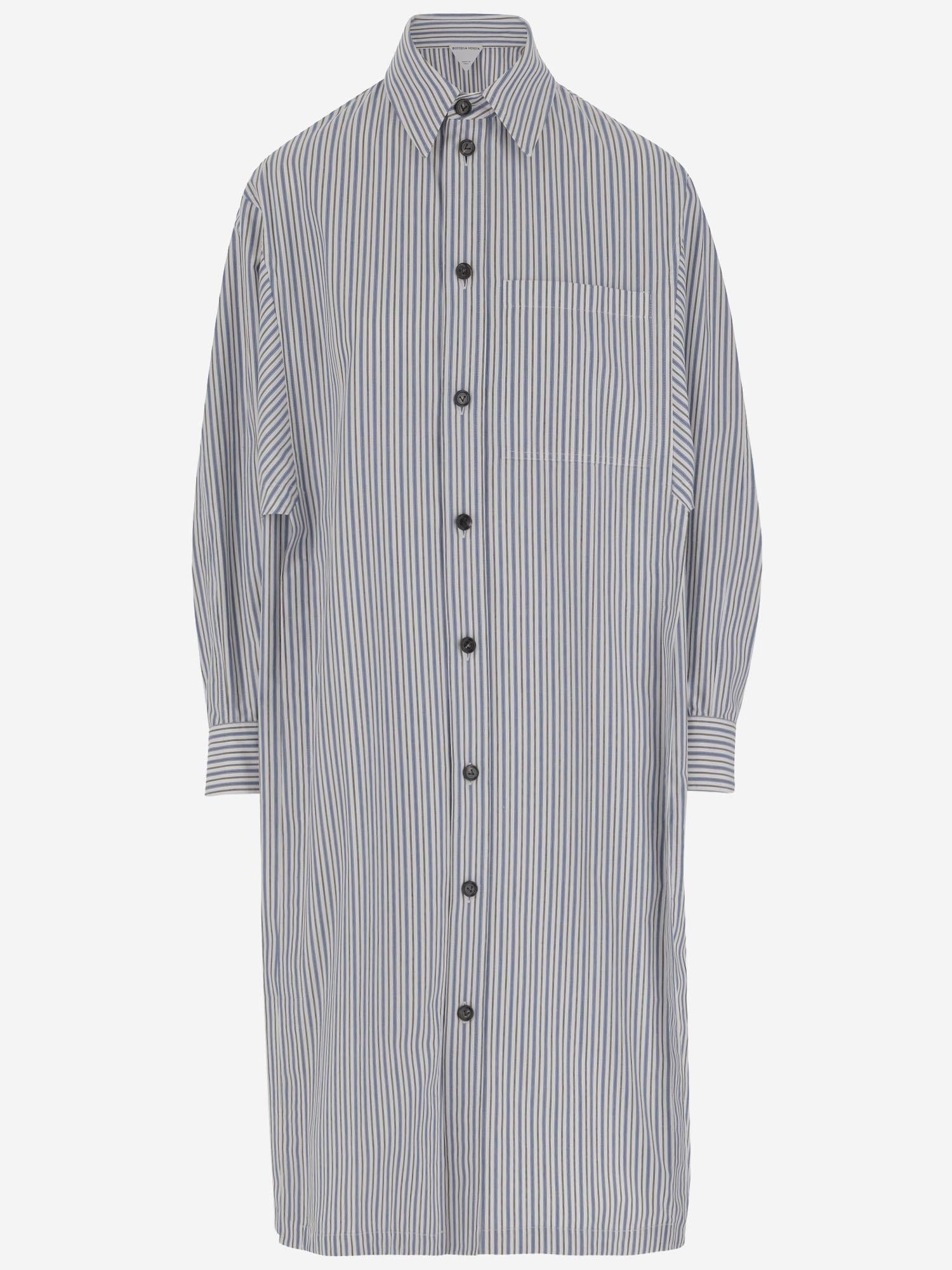 ABITO A RIGHE IN COTONE