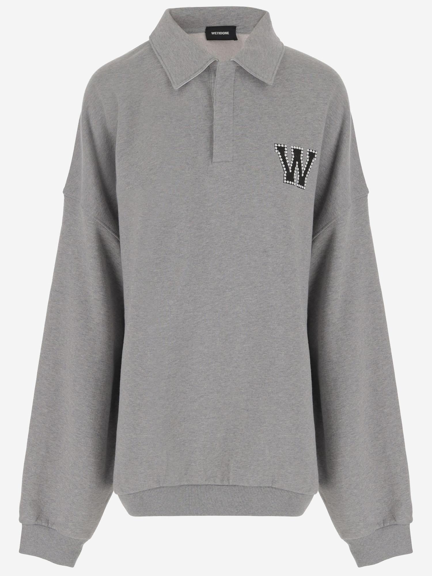 FELPA IN COTONE CON LOGO