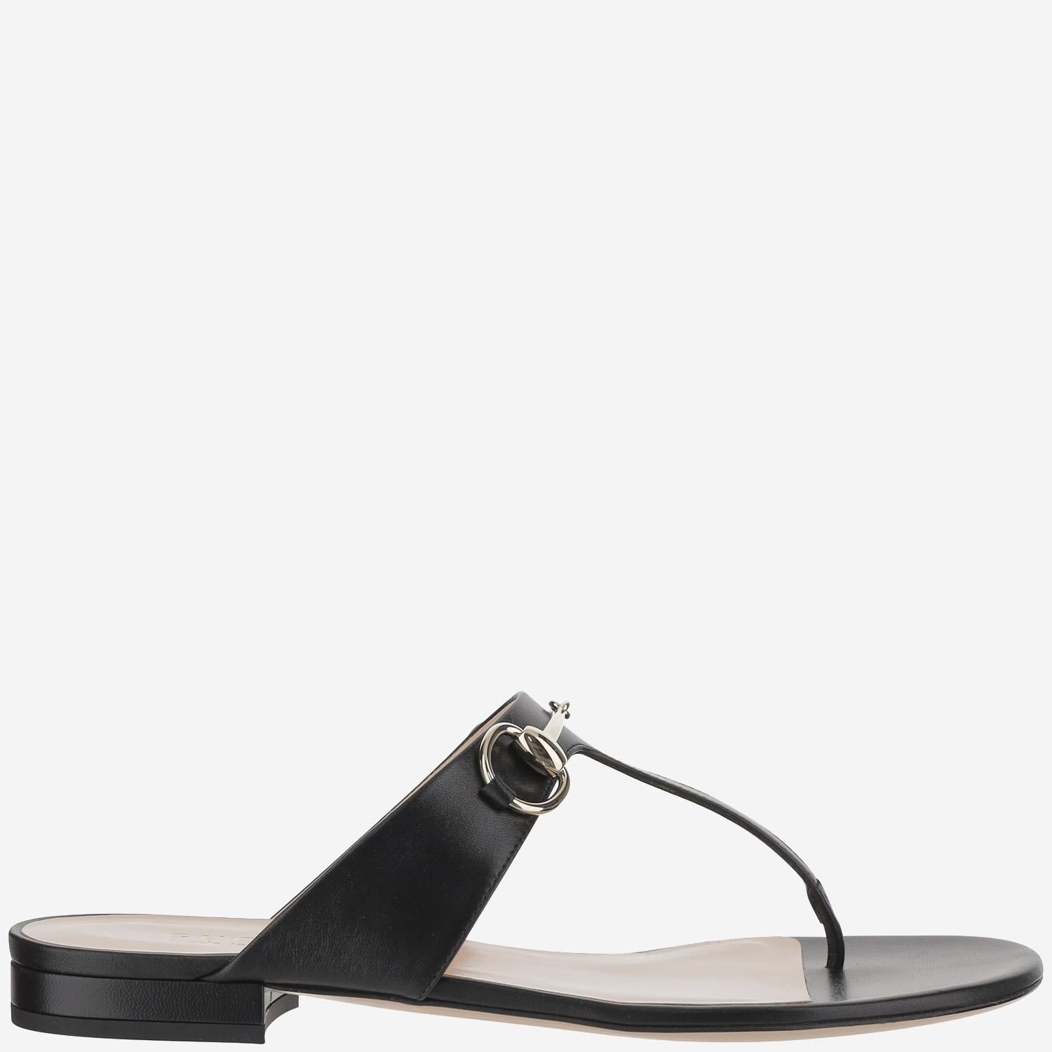 SANDALO INFRADITO IN PELLE