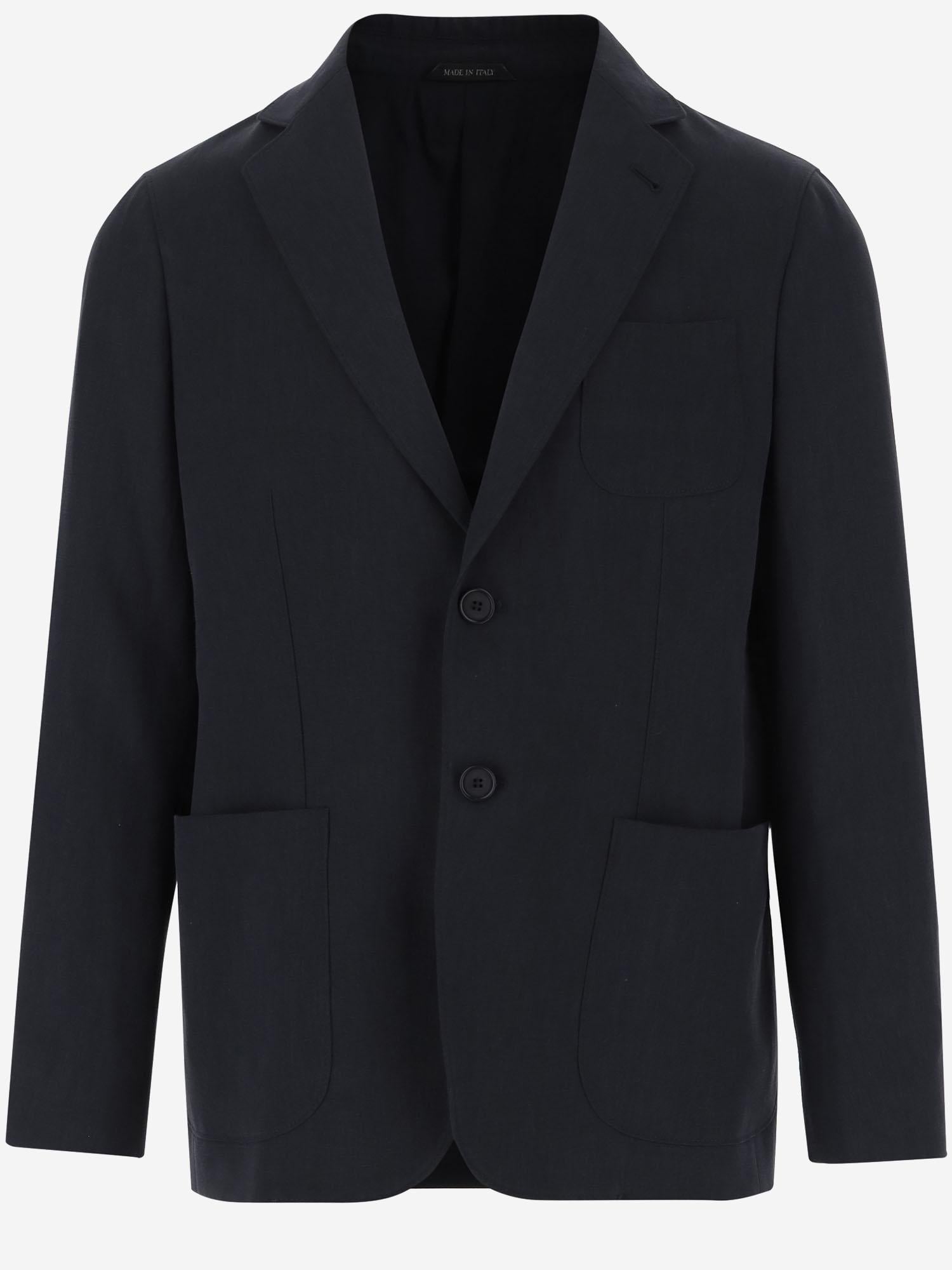 BLAZER MONOPETTO IN LINO