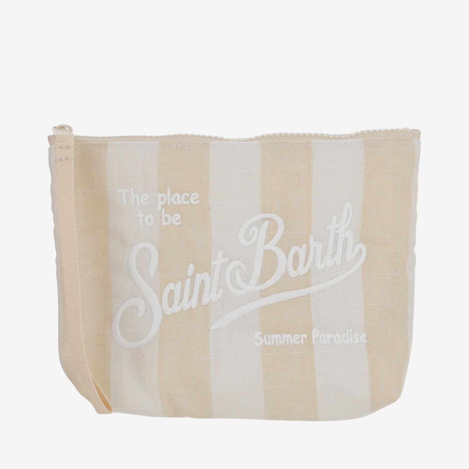 POCHETTE IN TESSUTO CON LOGO