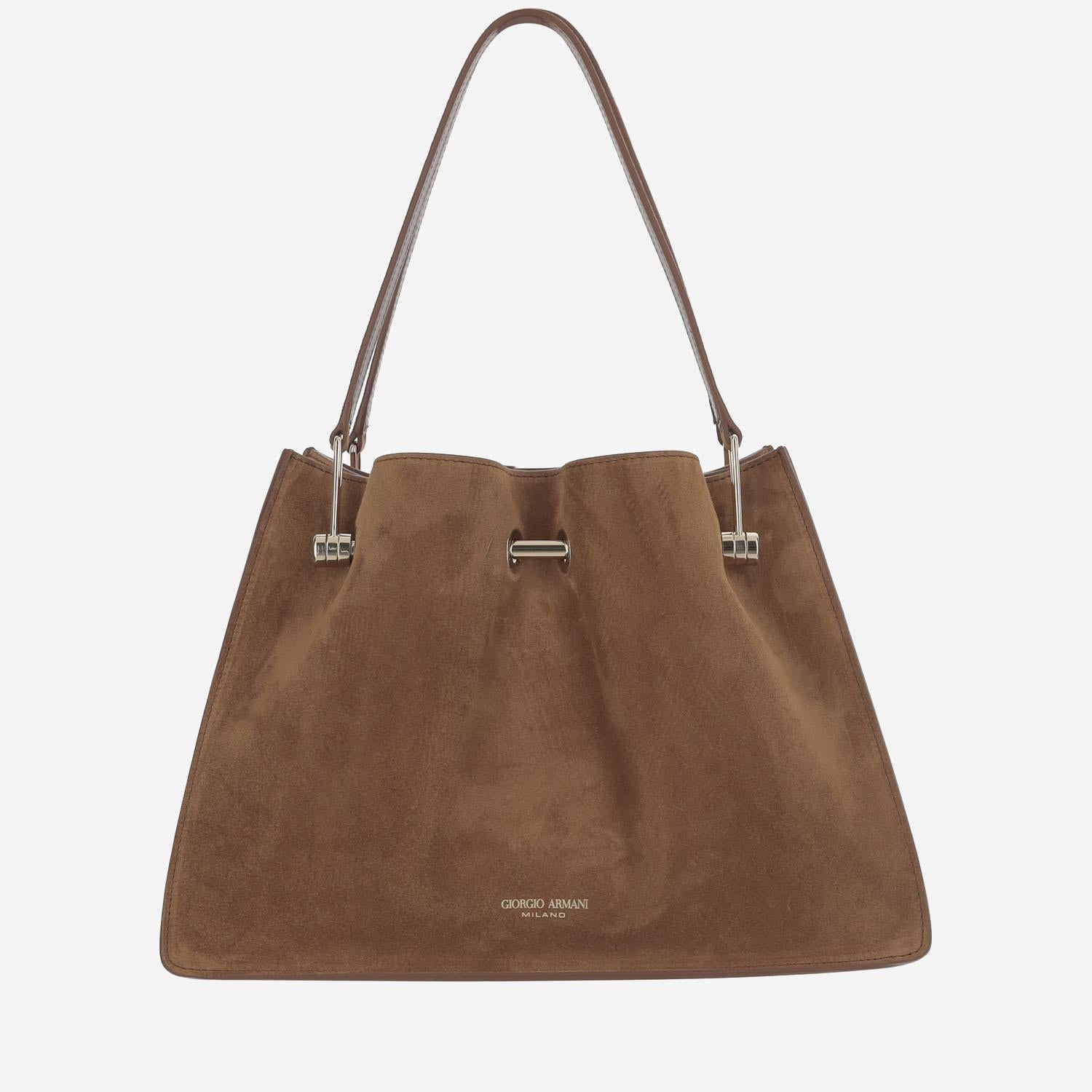 BORSA SHOPPER PICCOLA IN SUEDE