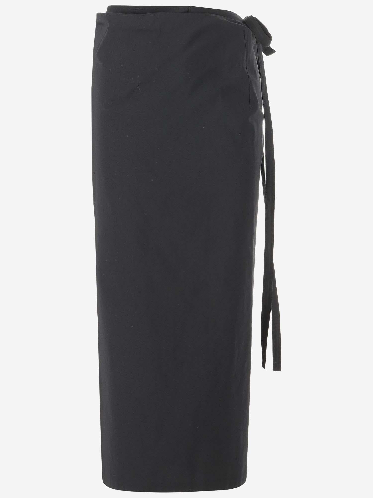 GONNA LUNGA VOICE IN MISTO COTONE