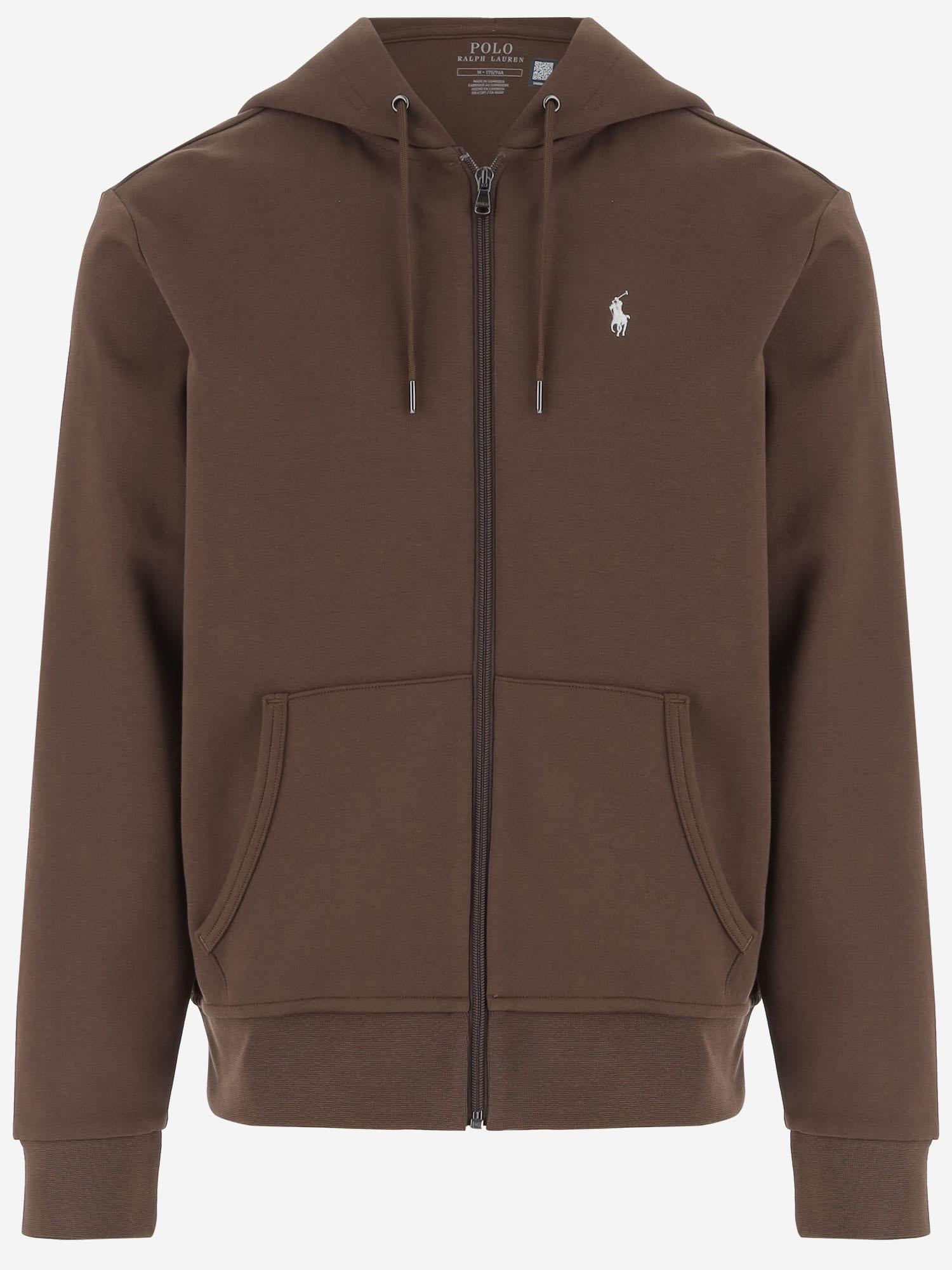 FELPA IN MISTO COTONE CON LOGO