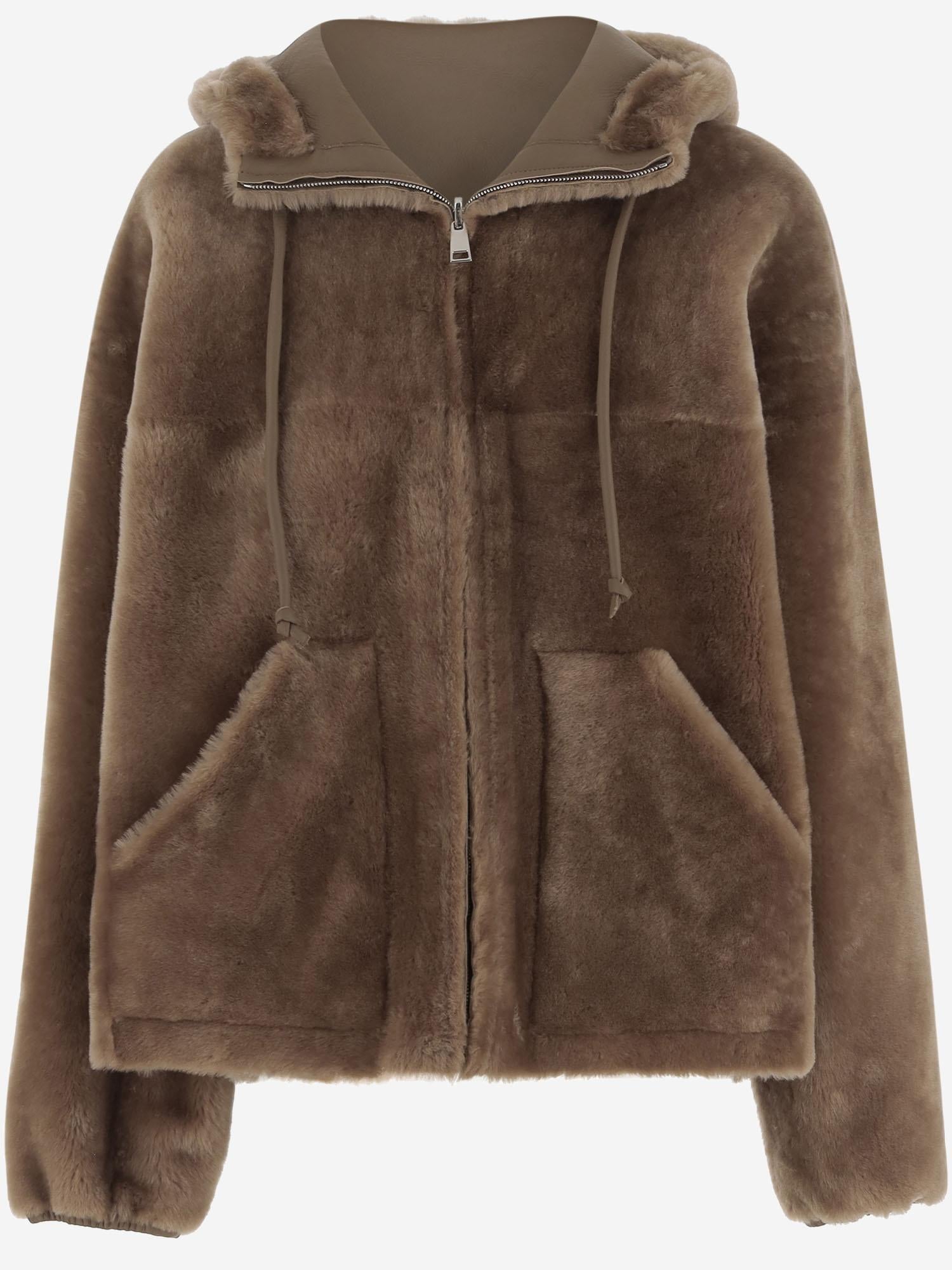 GIACCA REVERSIBILE IN SHEARLING