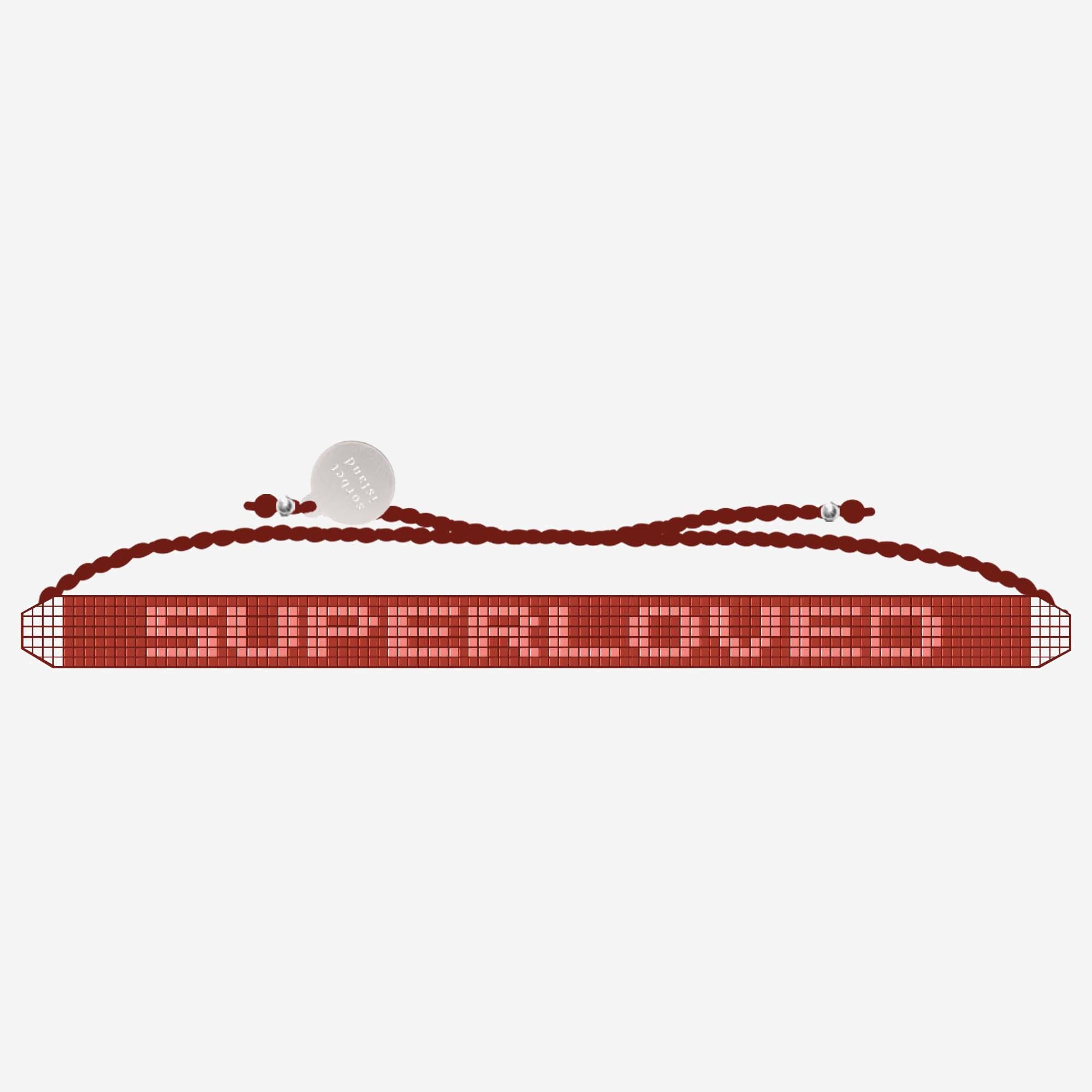 BRACCIALE DI PERLINE IN VETRO