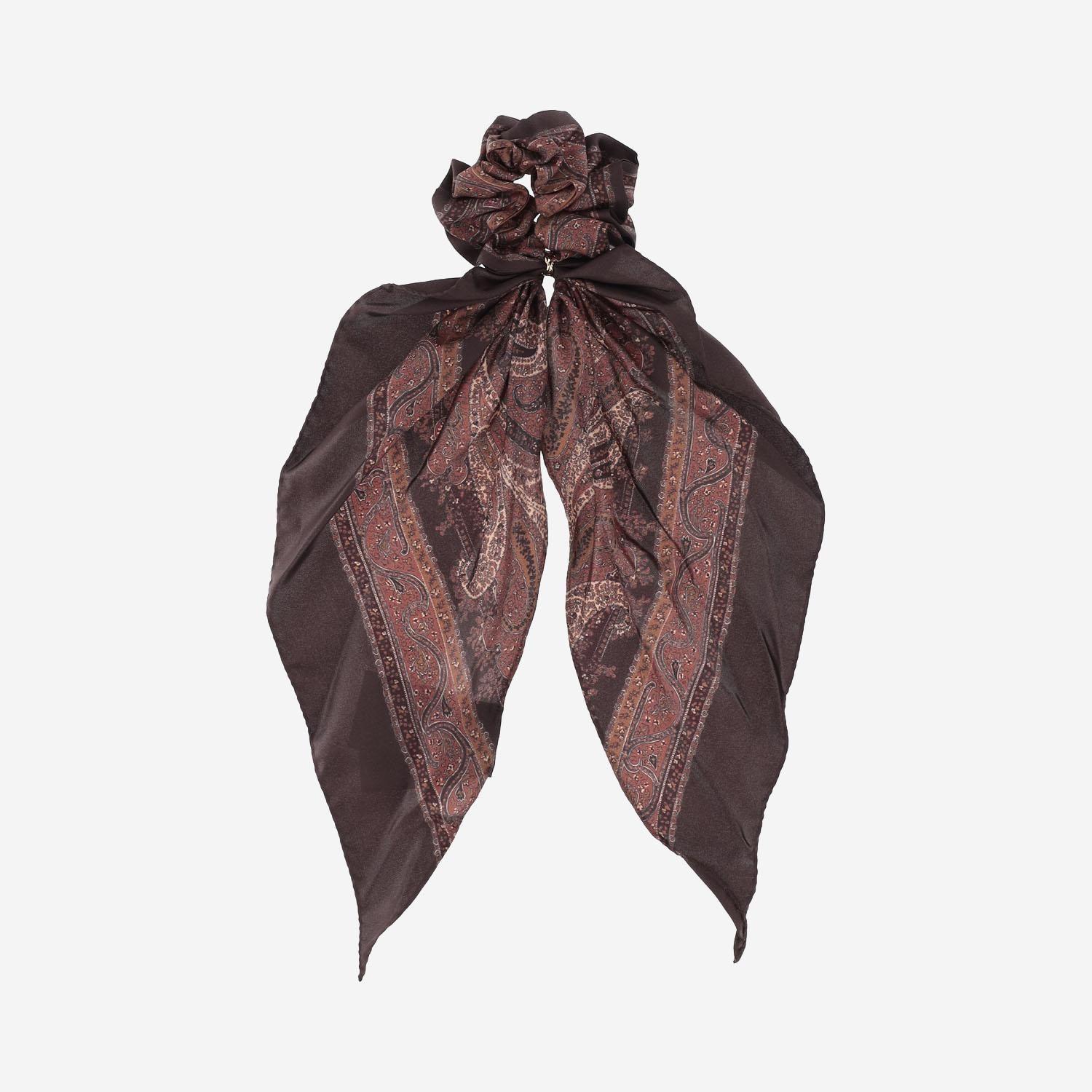 SCRUNCHIE CASSANDRE IN TWILL DI SETA