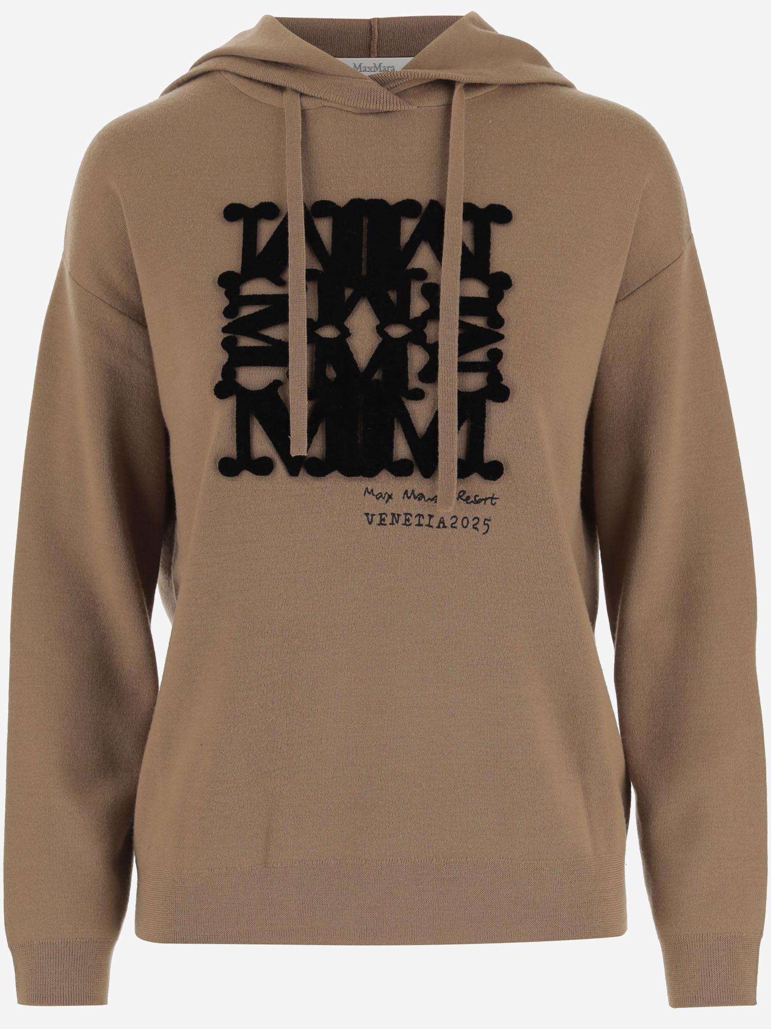 FELPA IN LANA CON LOGO