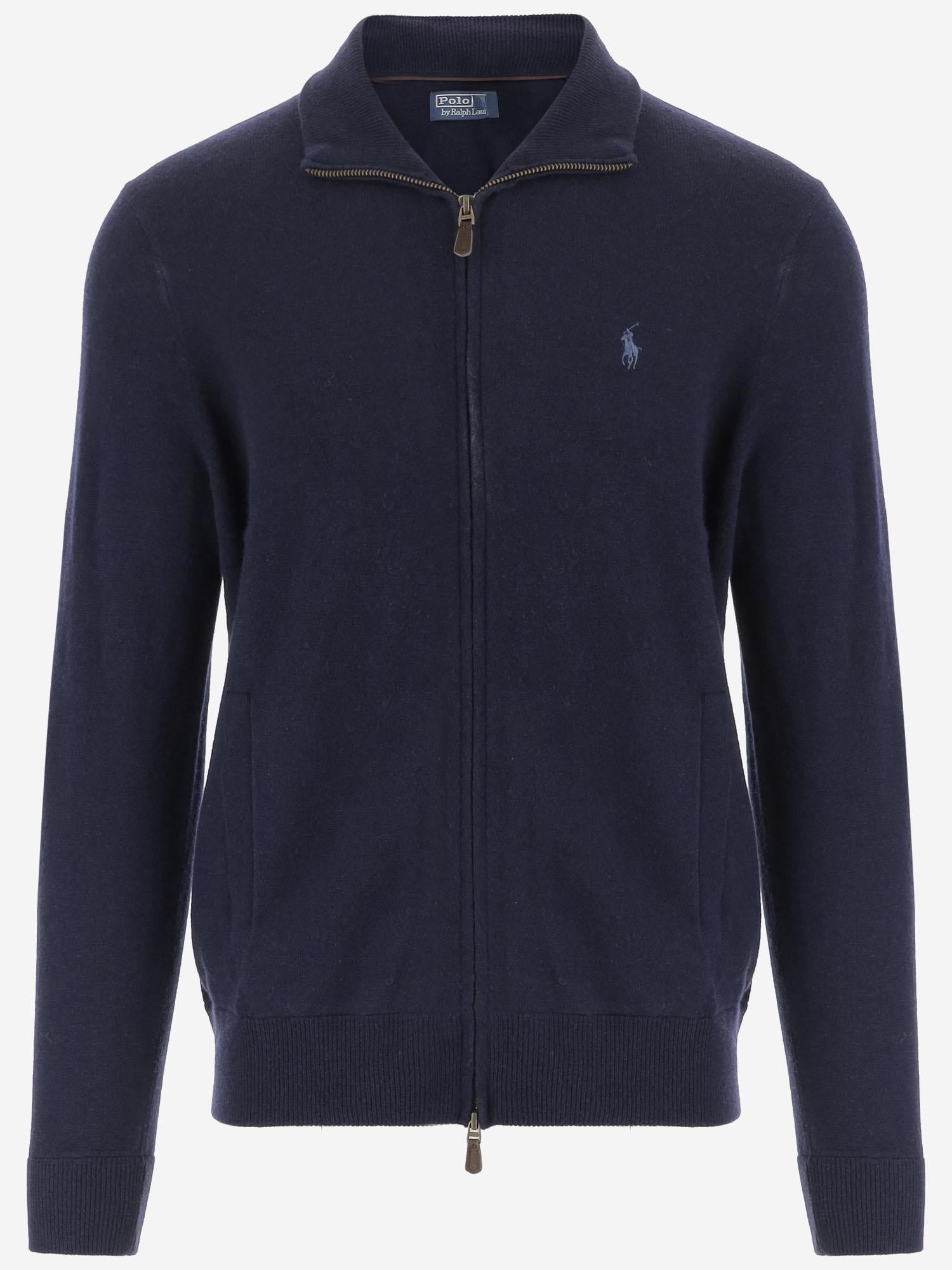 MAGLIONE IN LANA CON LOGO