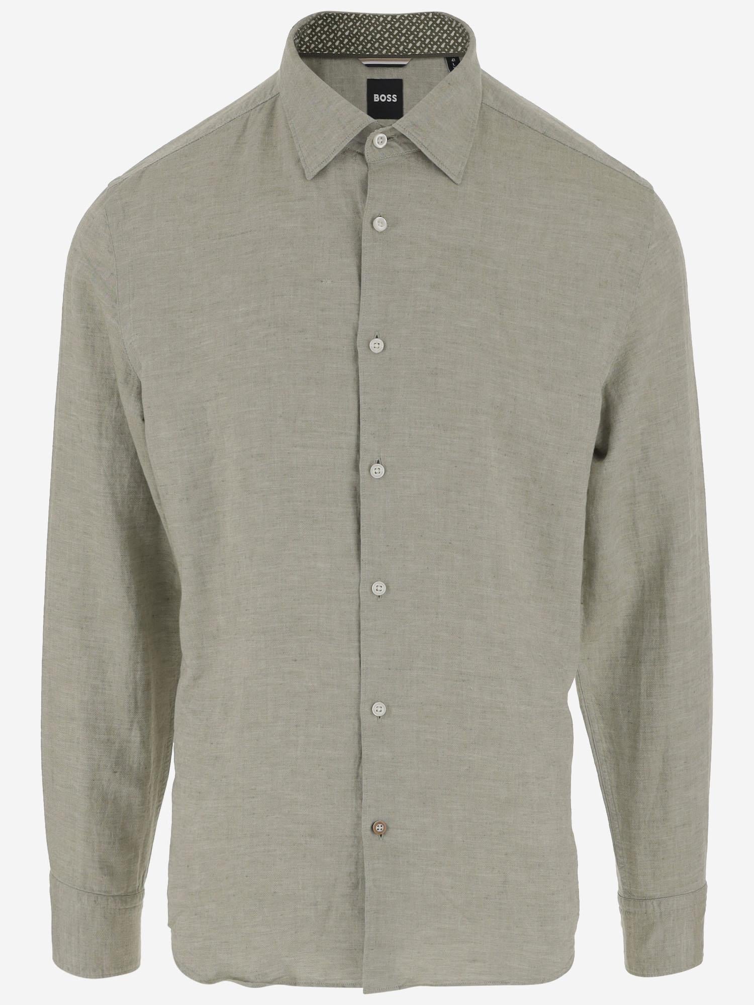 CAMICIA IN LINO E COTONE