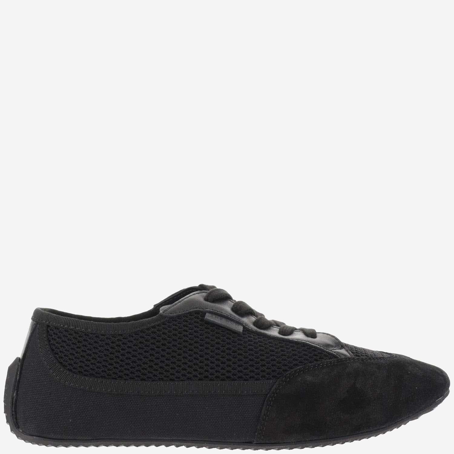 BONNIE SNEAKERS IN TELA E PELLE SCAMOSCIATA