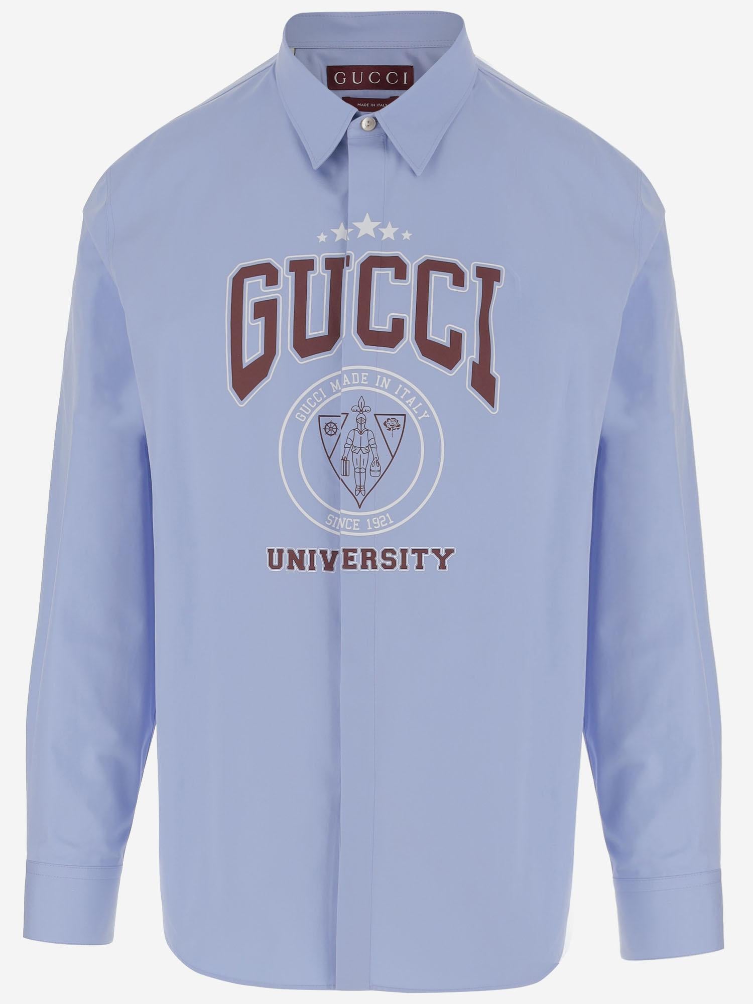 CAMICIA IN COTONE CON LOGO