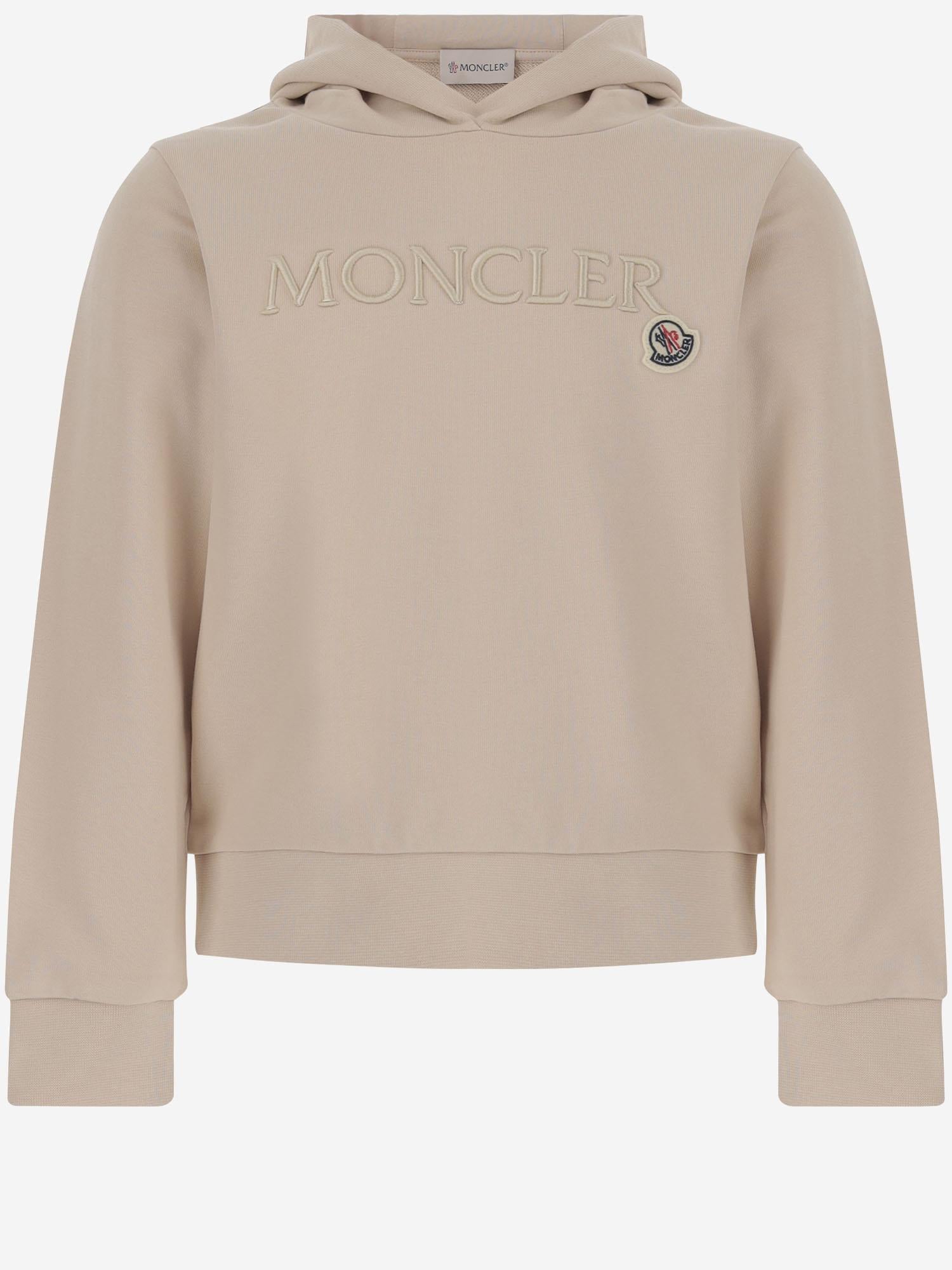 FELPA CON CAPPUCCIO IN COTONE CON LOGO